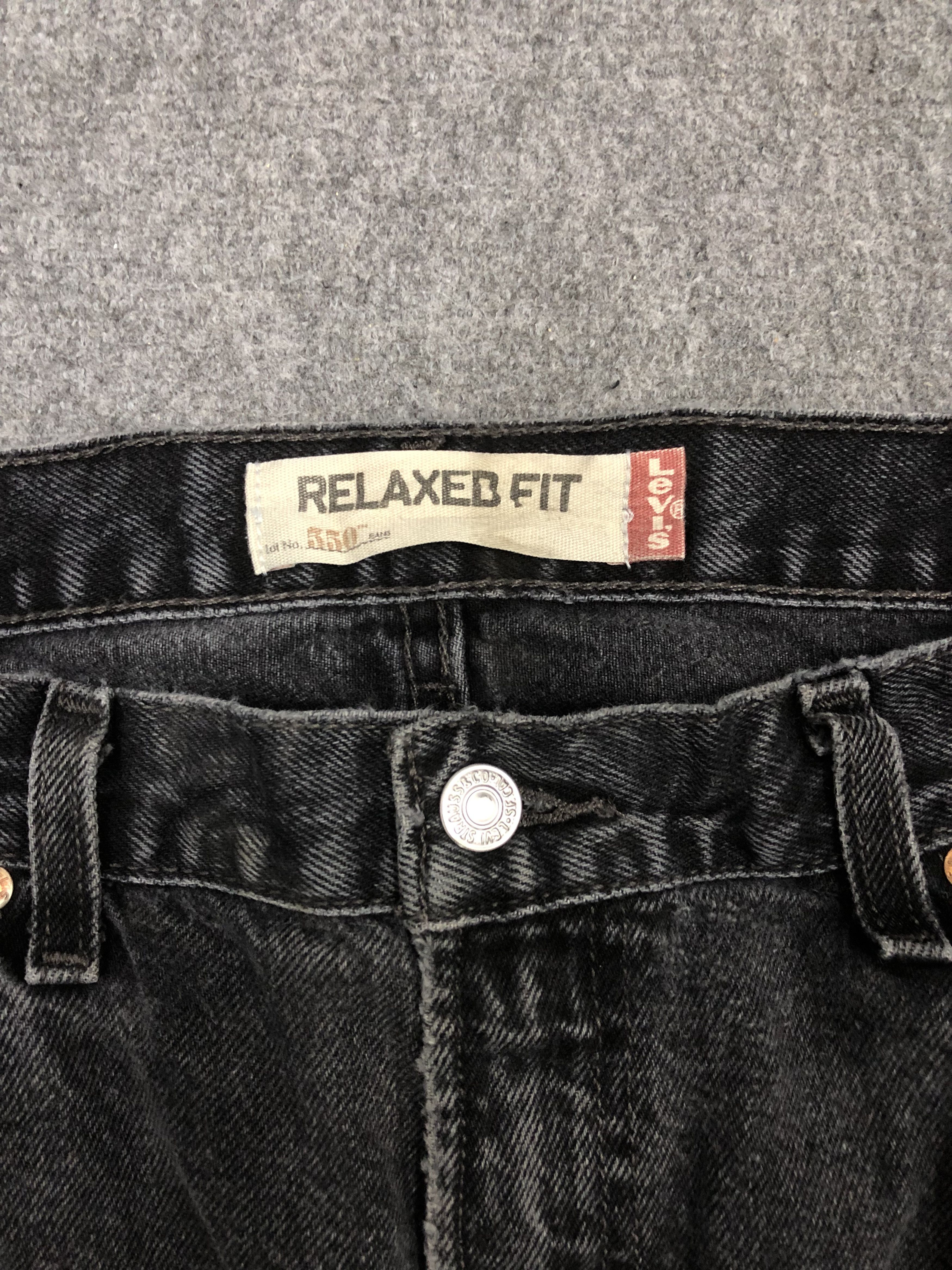 Levi's Vintage Levis 550 Faded Black Jeans DP1233 Size US 38 / EU 54 - 6 Thumbnail