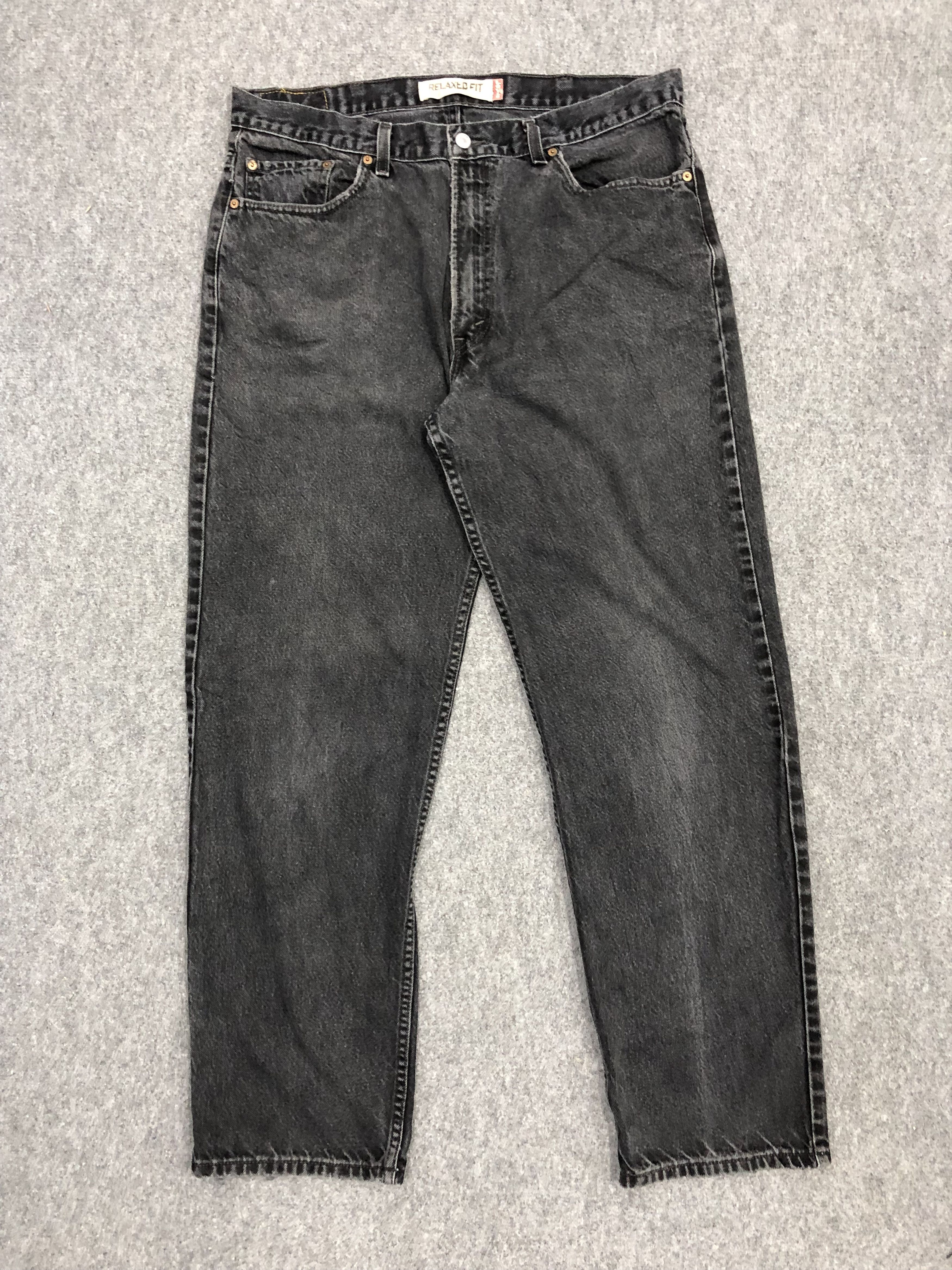 Levi's Vintage Levis 550 Faded Black Jeans DP1233 Size US 38 / EU 54 - 1 Thumbnail