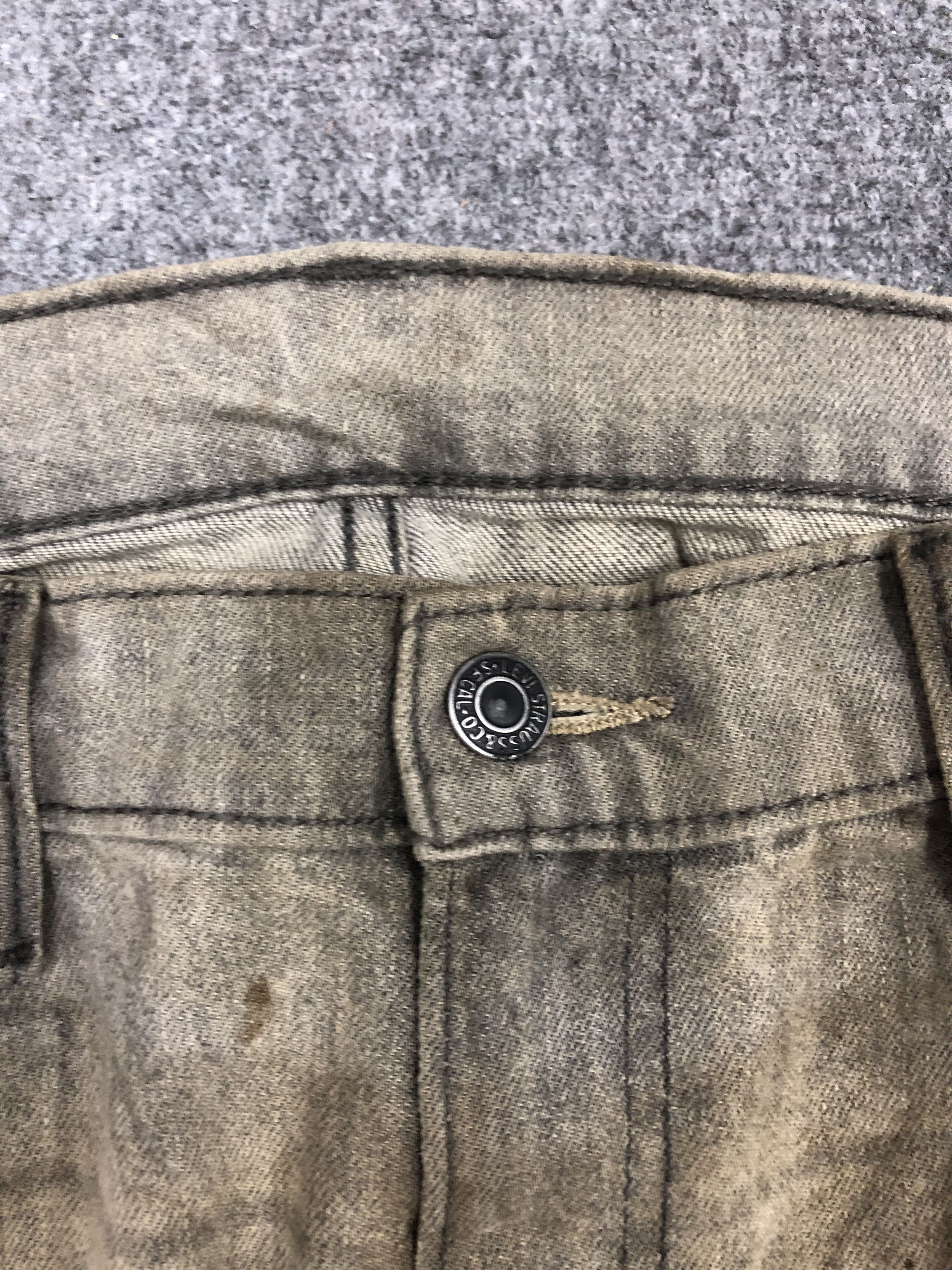 Levi's × Vintage Vintage Levis 511 Faded Black Jeans Size US 35 - 10 Thumbnail