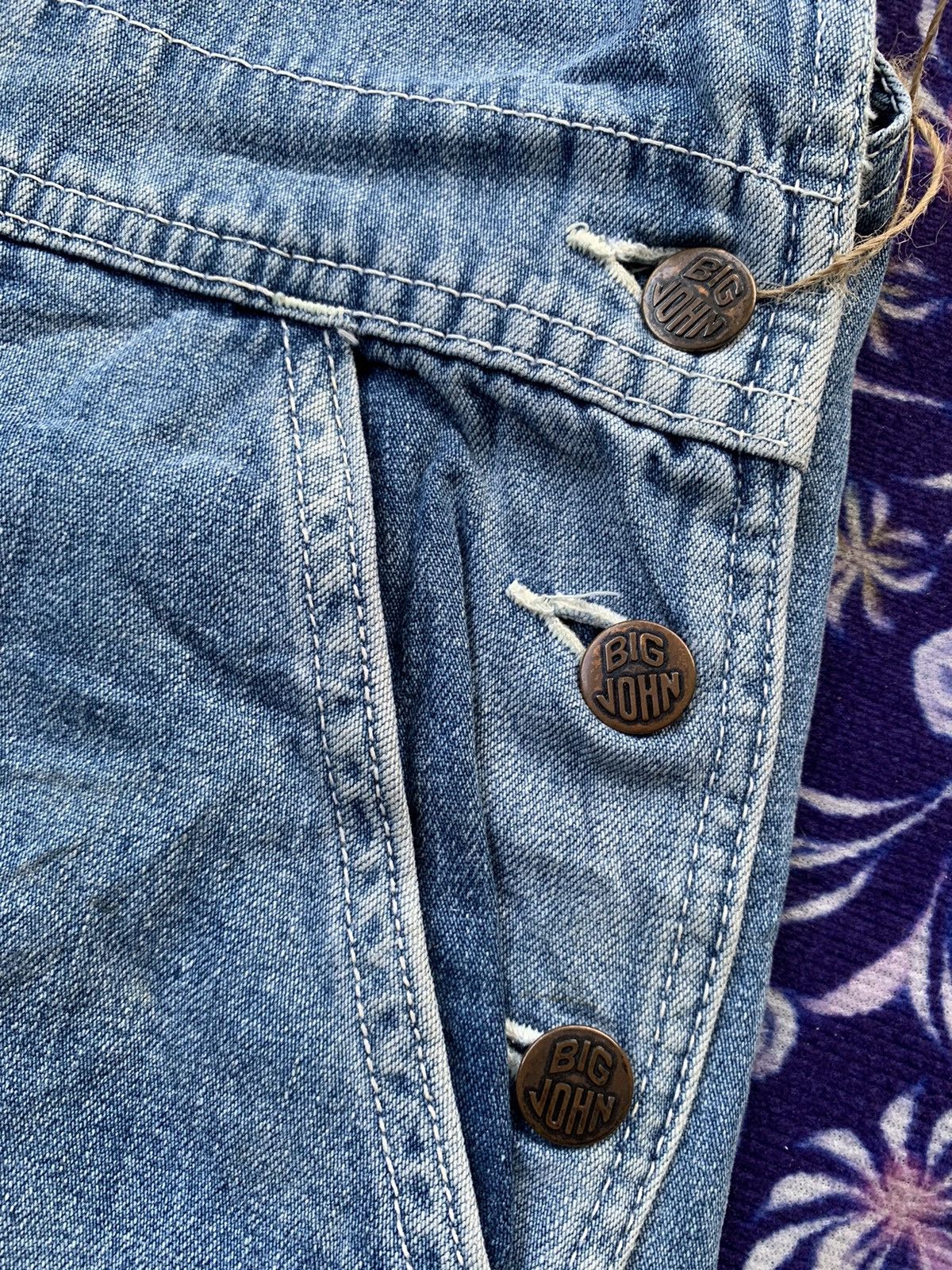 Big John Vintage Big John Denim Overall Size US 28 / EU 44 - 2 Thumbnail