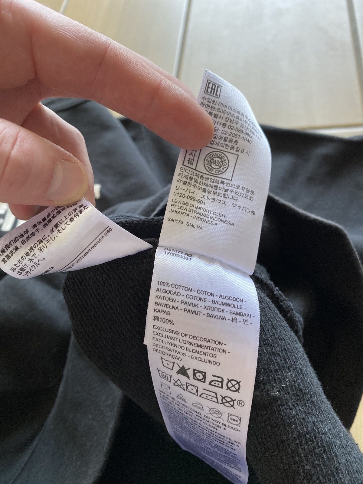 Levi's Levi's sweatshirt with large logo Size US L / EU 52-54 / 3 - 6 Thumbnail