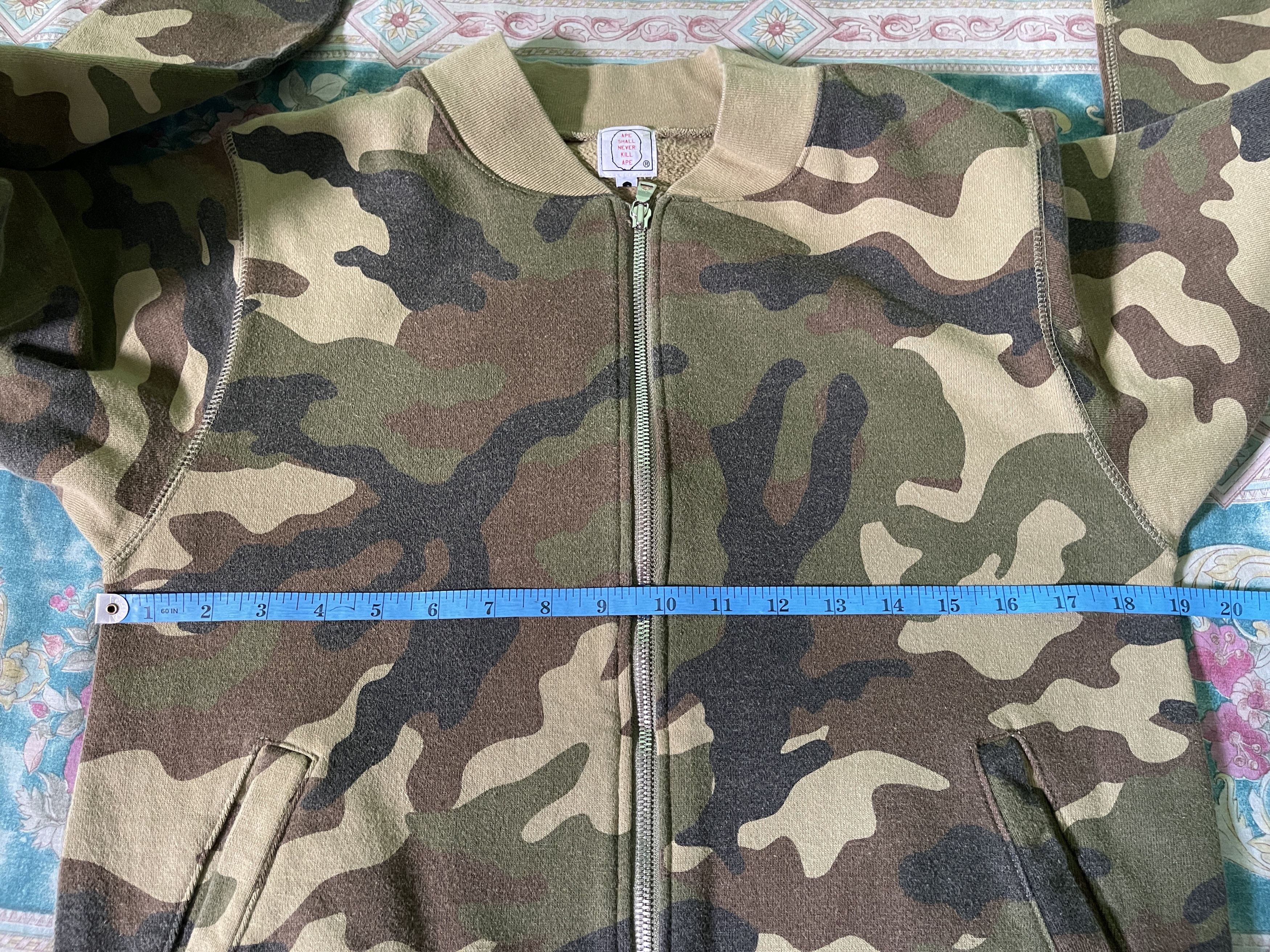 Bape Woodland Camo Sweat Jacket Size US XS / EU 42 / 0 - 11 Thumbnail