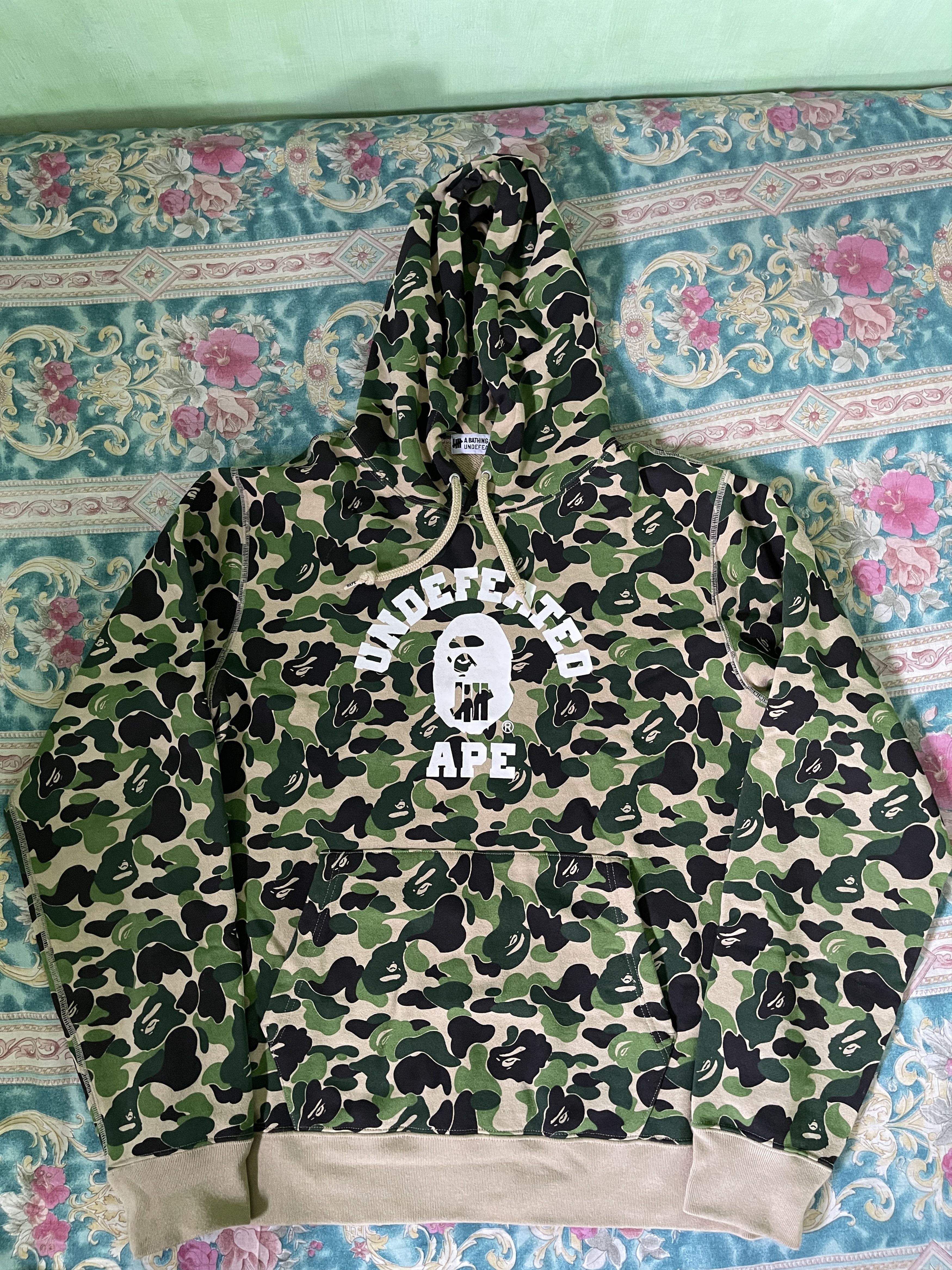 Bape Undefeated Pullover Hoodie | Grailed