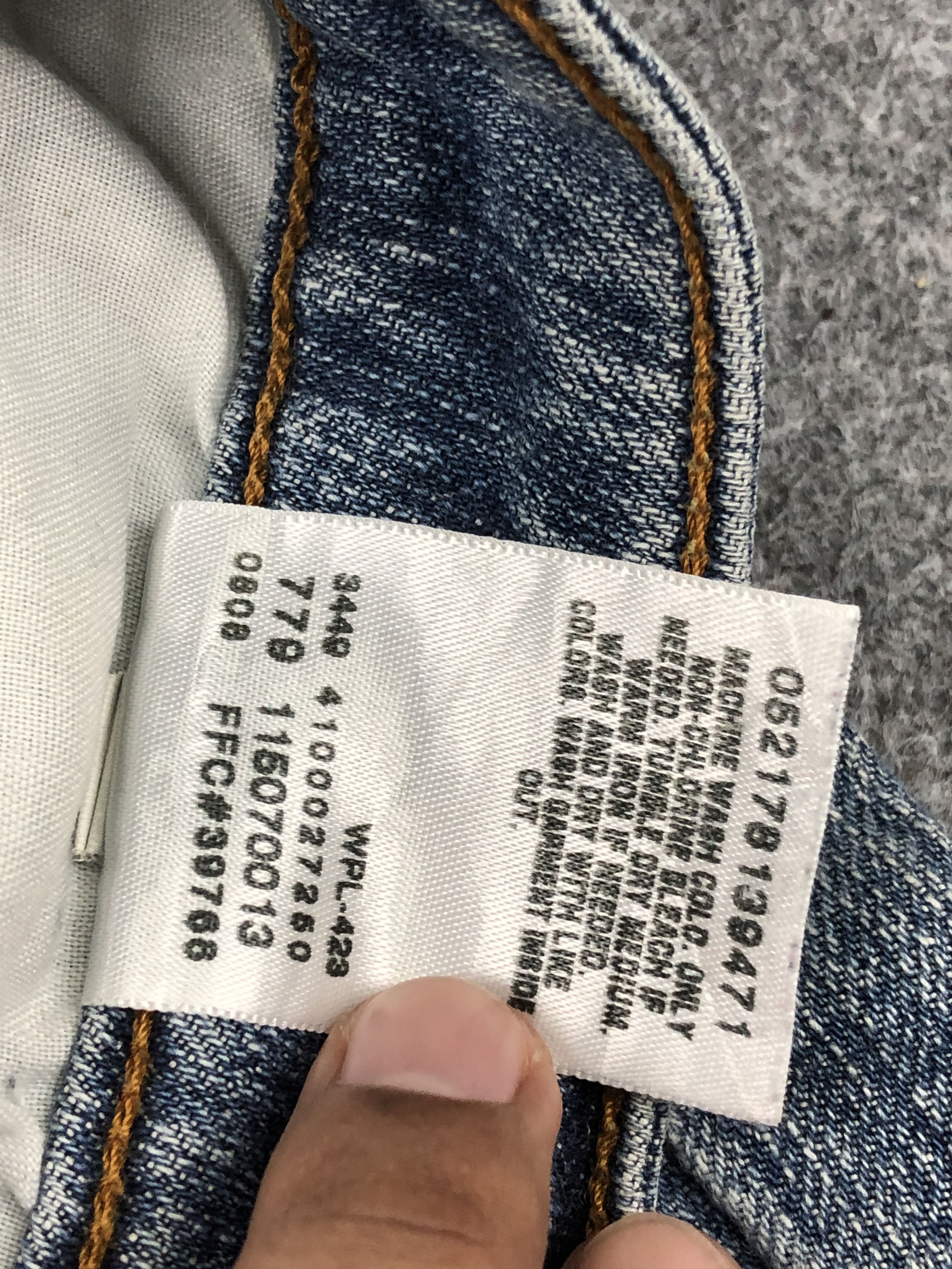 Levi's × Vintage Vintage Levis 521 Faded Blue Jeans DP1583 Size US 31 - 8 Thumbnail