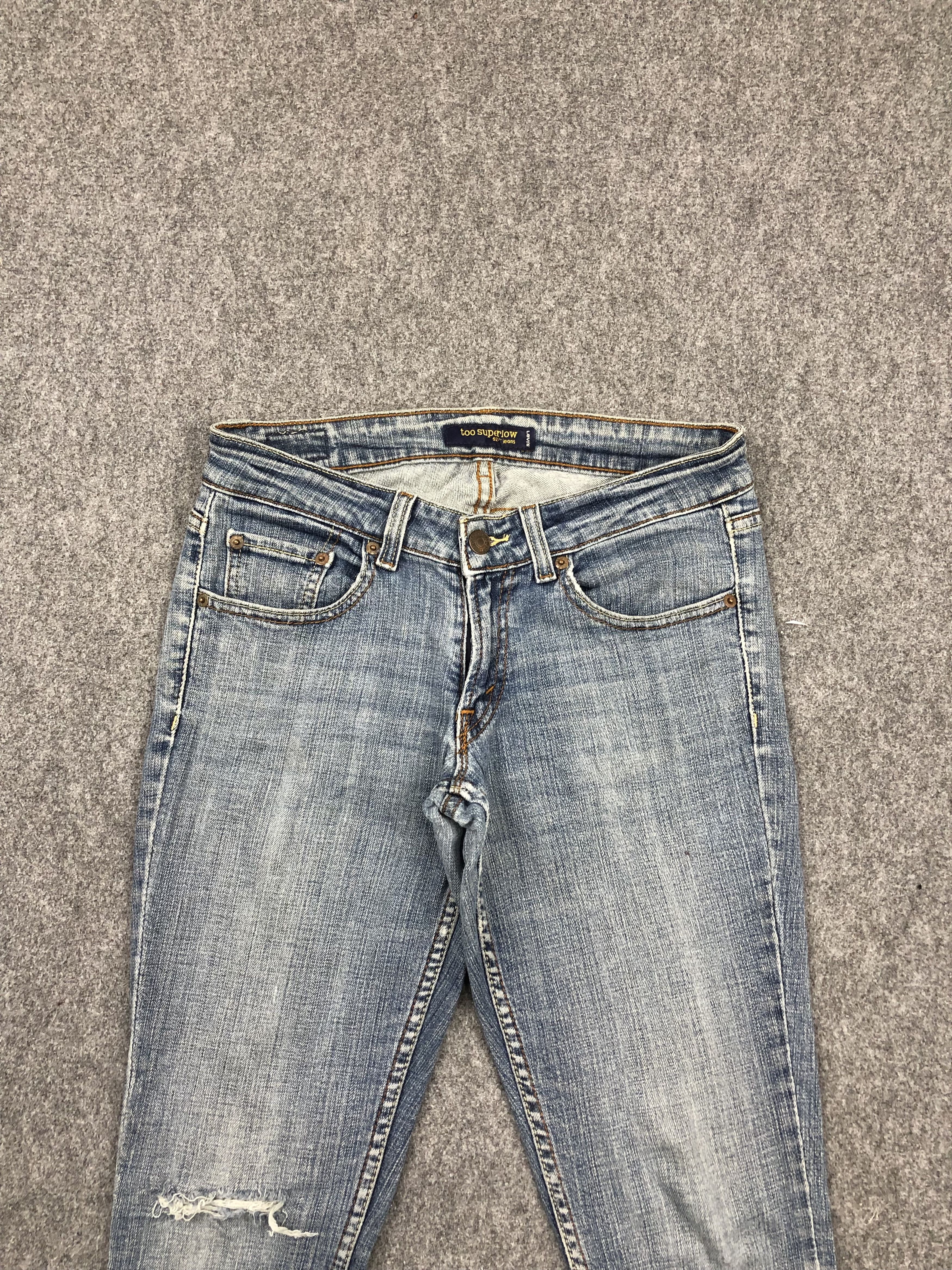Levi's × Vintage Vintage Levis 521 Faded Blue Jeans DP1583 Size US 31 - 2 Thumbnail