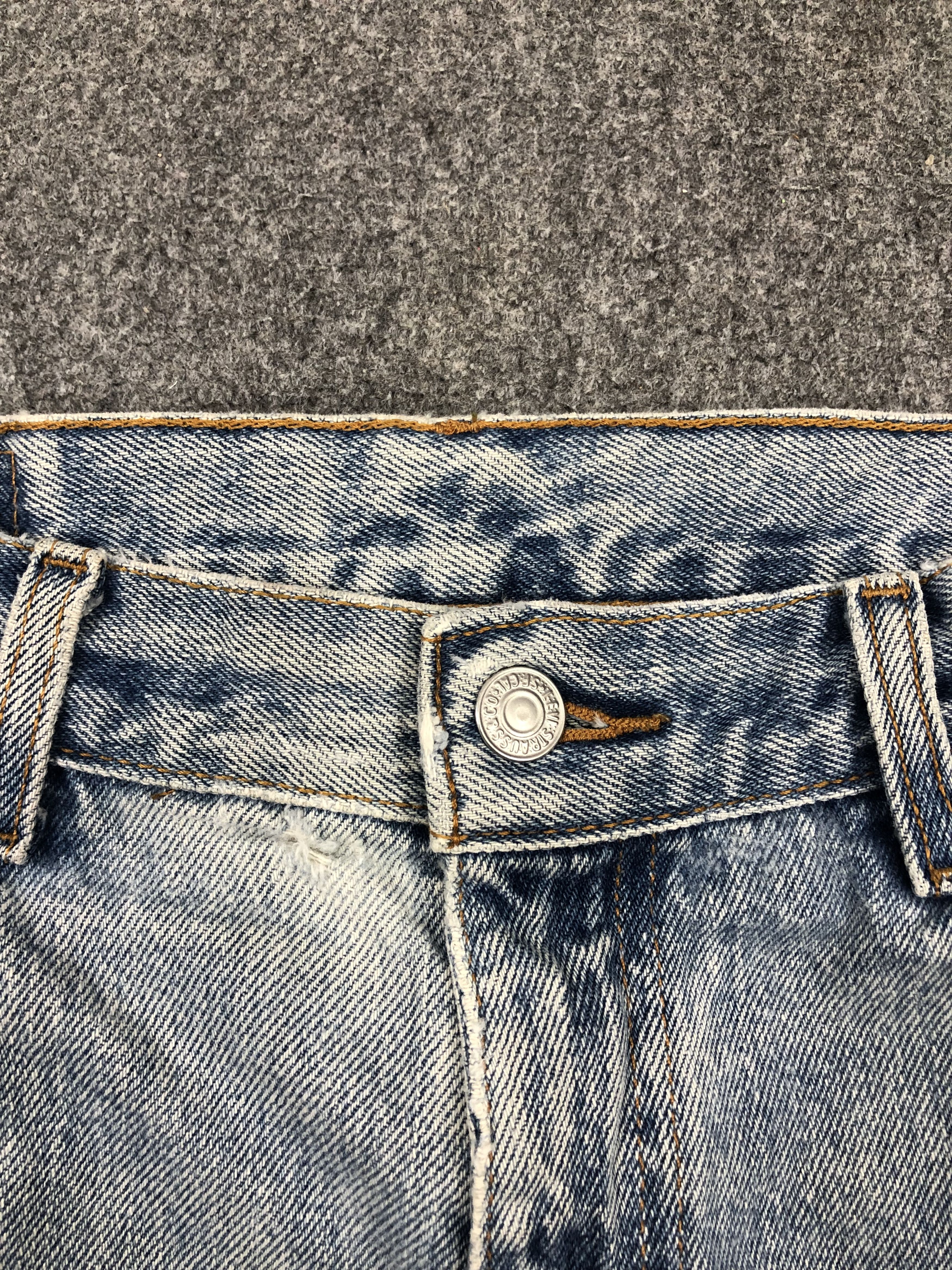 Levi's × Vintage Vintage Levis 550 Faded Blue Jeans DP1584 Size US 36 / EU 52 - 8 Thumbnail