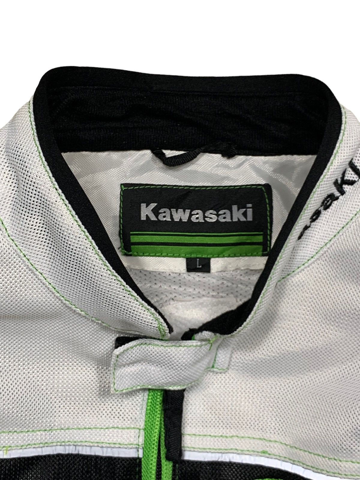 Japanese Brand × Vintage Rare Kawasaki Rider Naked Jacket Embroidered Logo Size US M / EU 48-50 / 2 - 5 Thumbnail