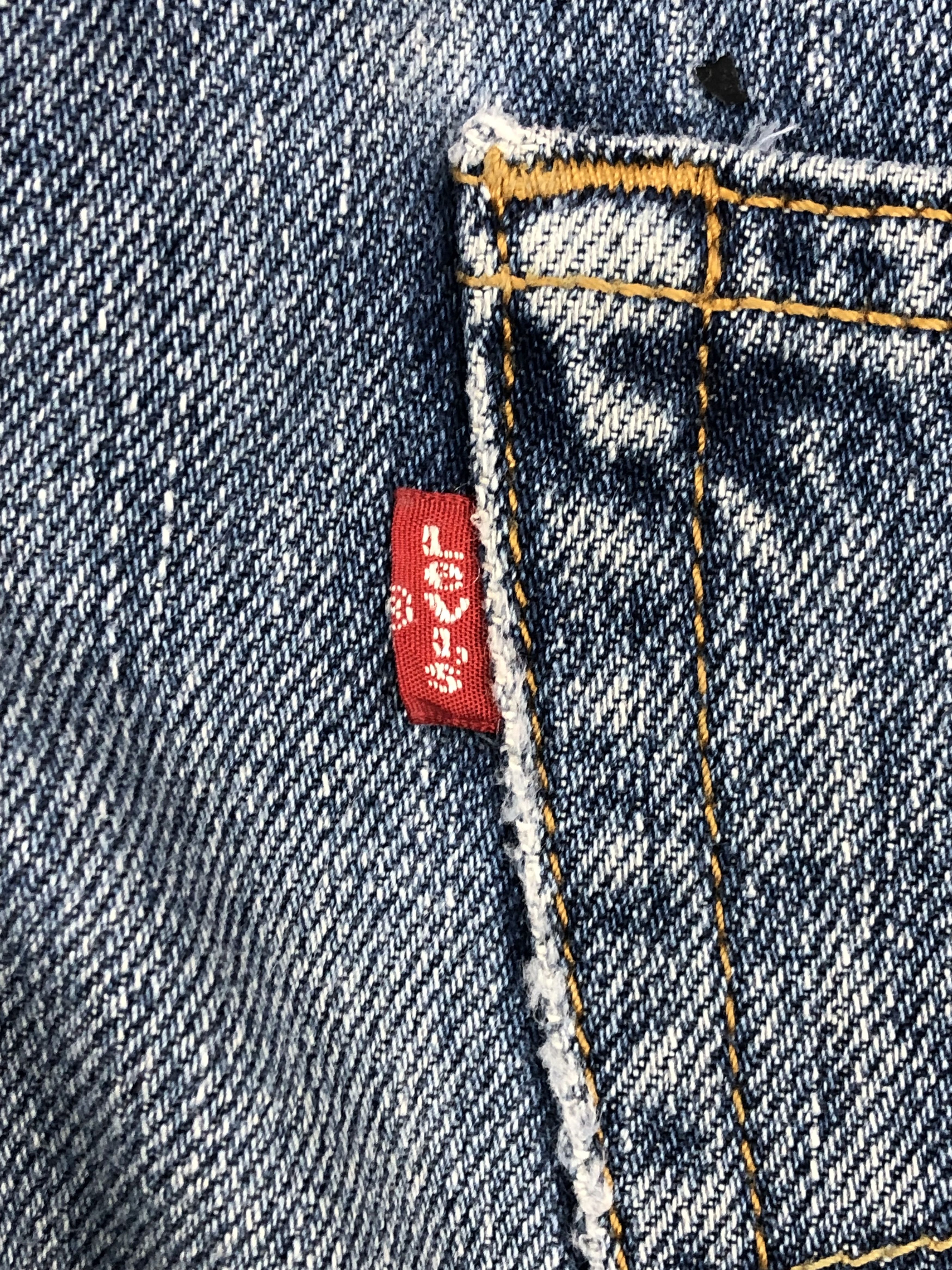 Levi's Vintage Levis 505 Faded blue Jeans DP1589 Size US 37 - 6 Thumbnail