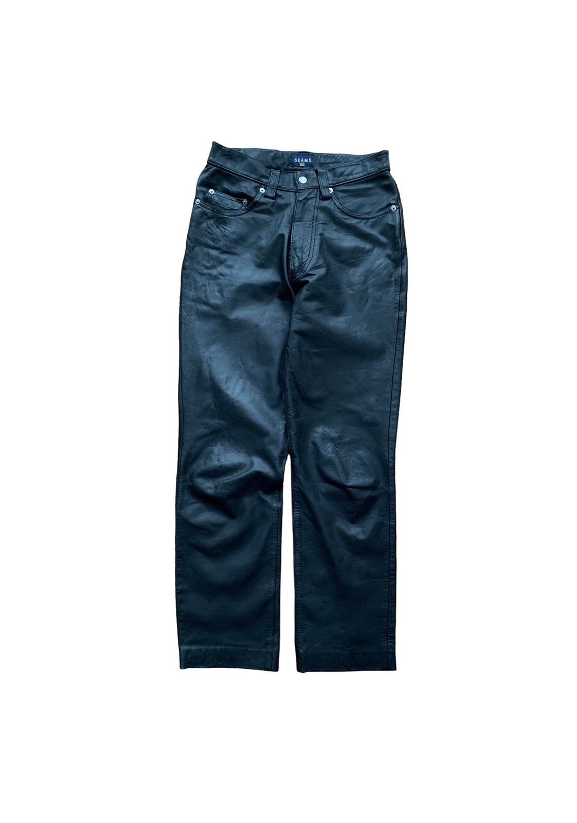 Rare Beams Plus Cowhide Crafted Leather Pants