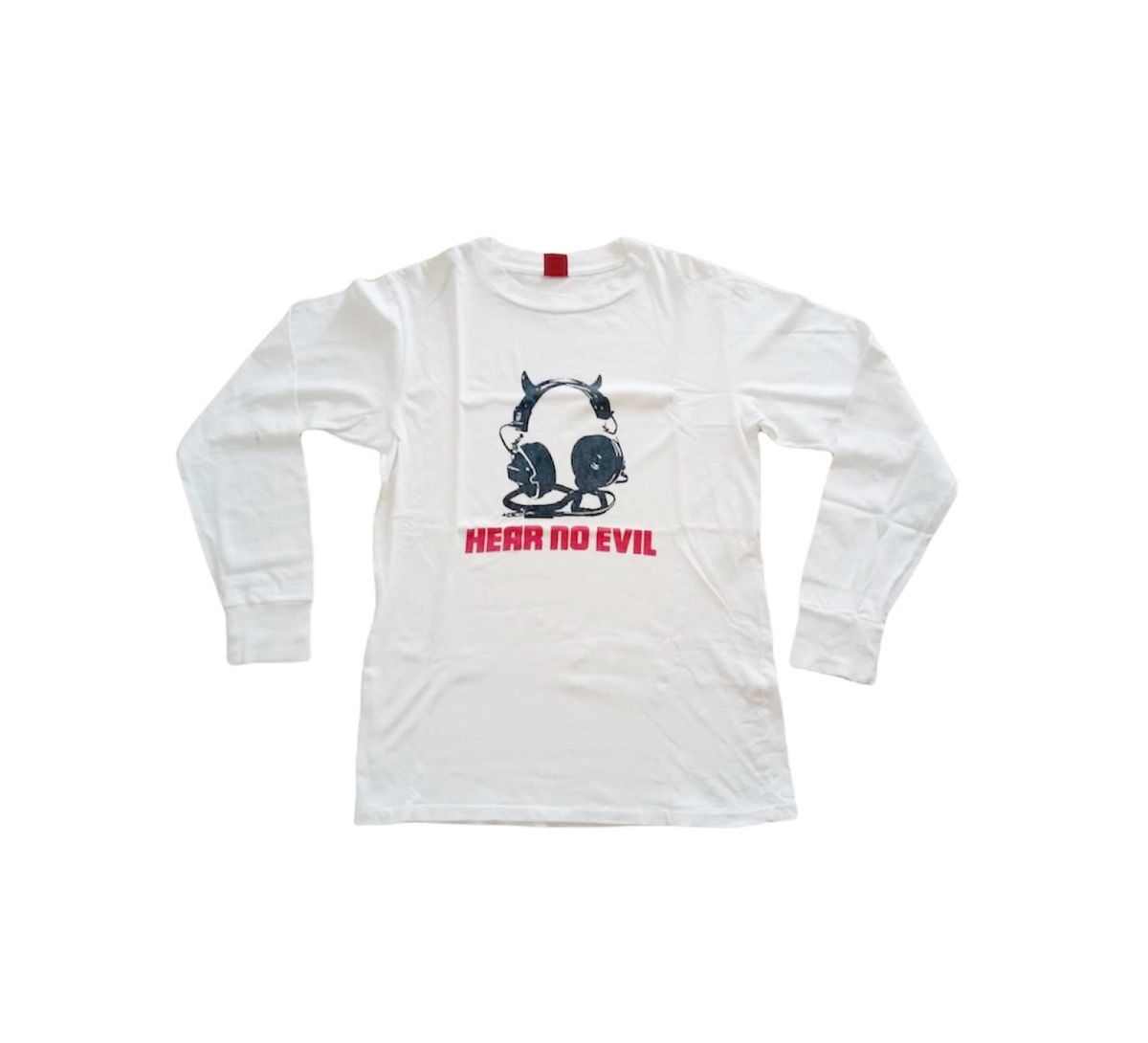 Pre-owned Archival Clothing X Hysteric Glamour Vintage Hysteric Glamour Shirt Hear No Evil Long In White