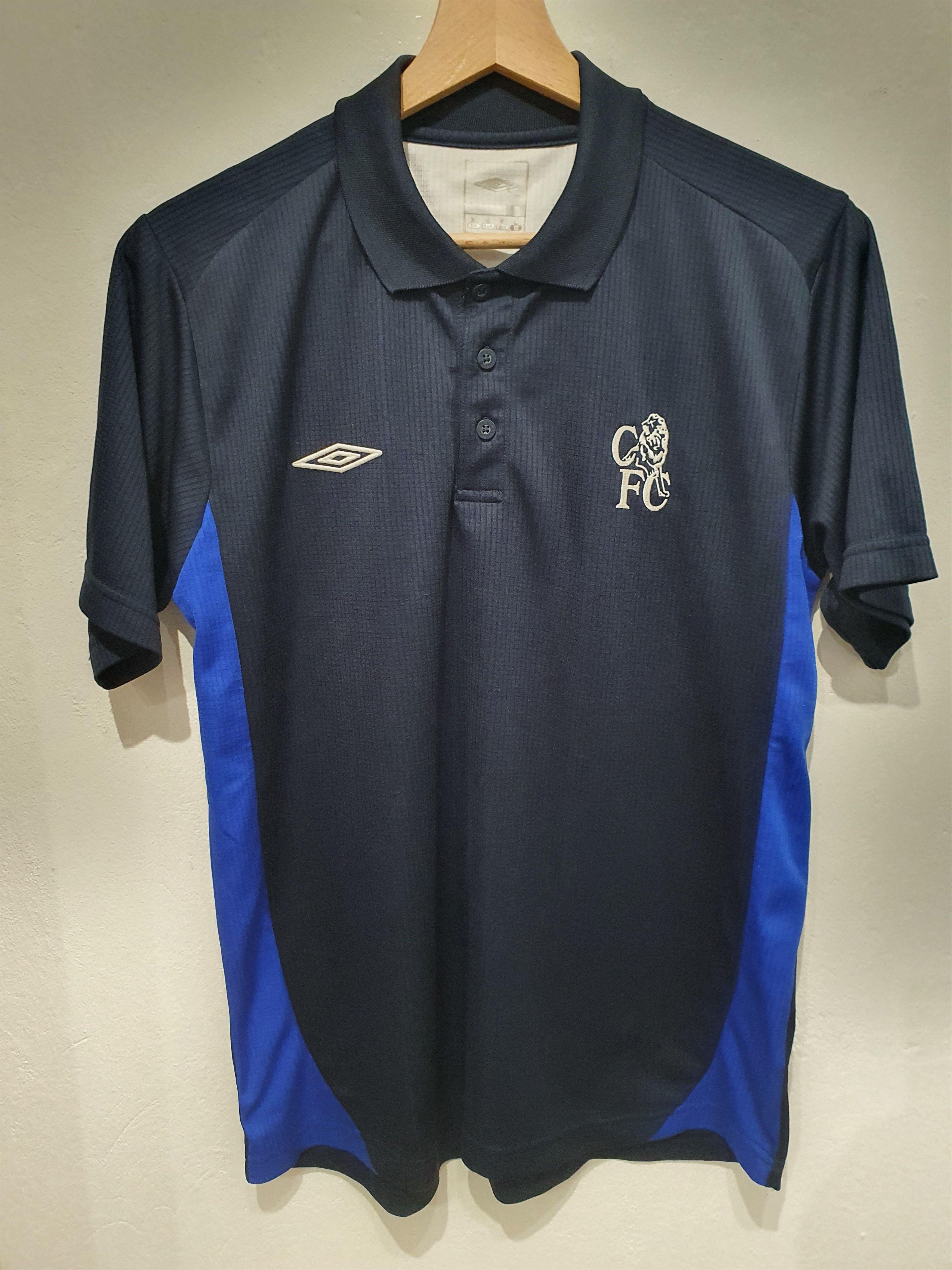 UMBRO CHELSEA F.C. シャツ Chelsea FC Umbro 長袖シャツ 黒 Chelsea