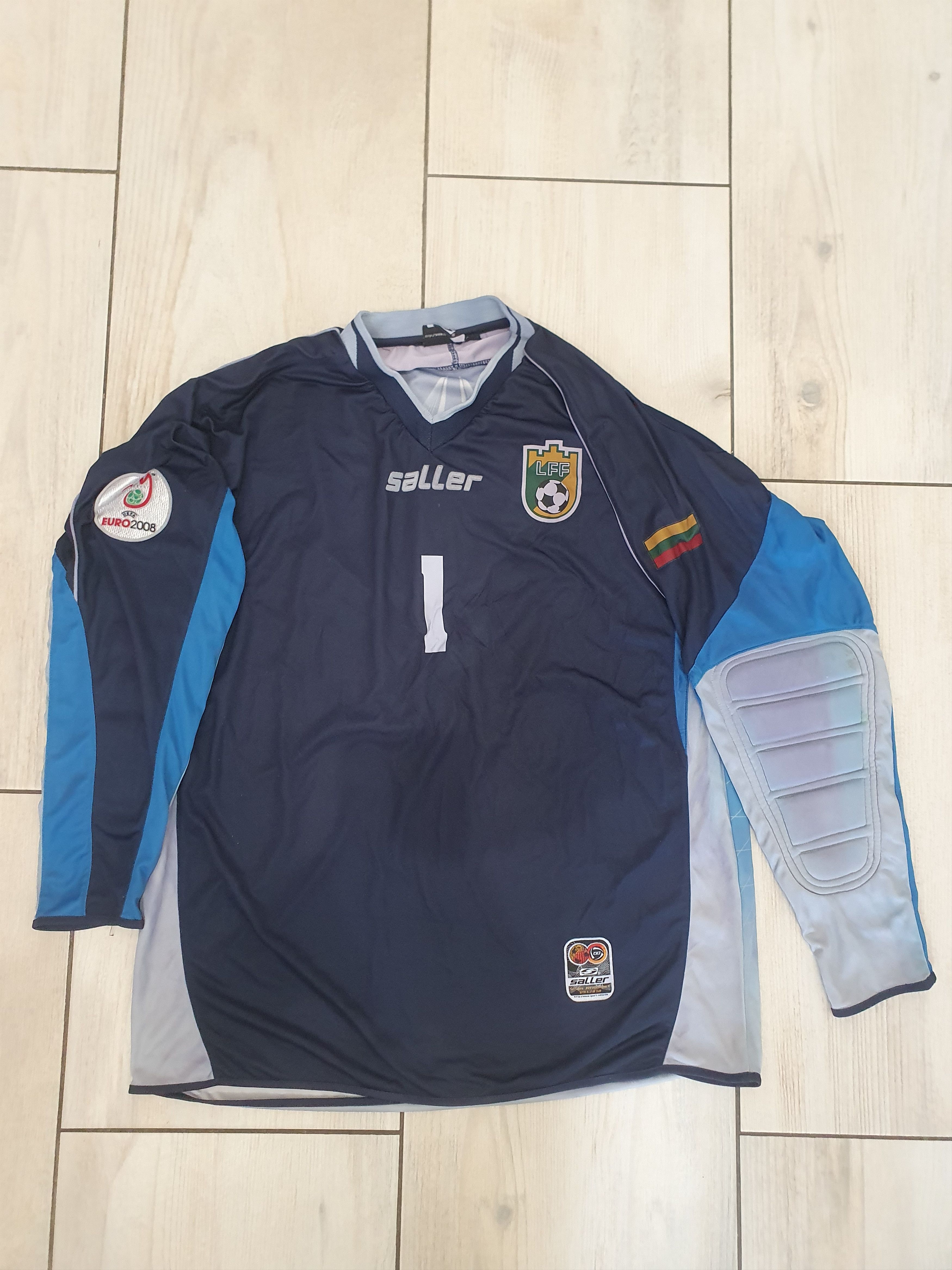 LITHUANIA SALLER LFF GK SIZE L XL SHIRT JERSEY
