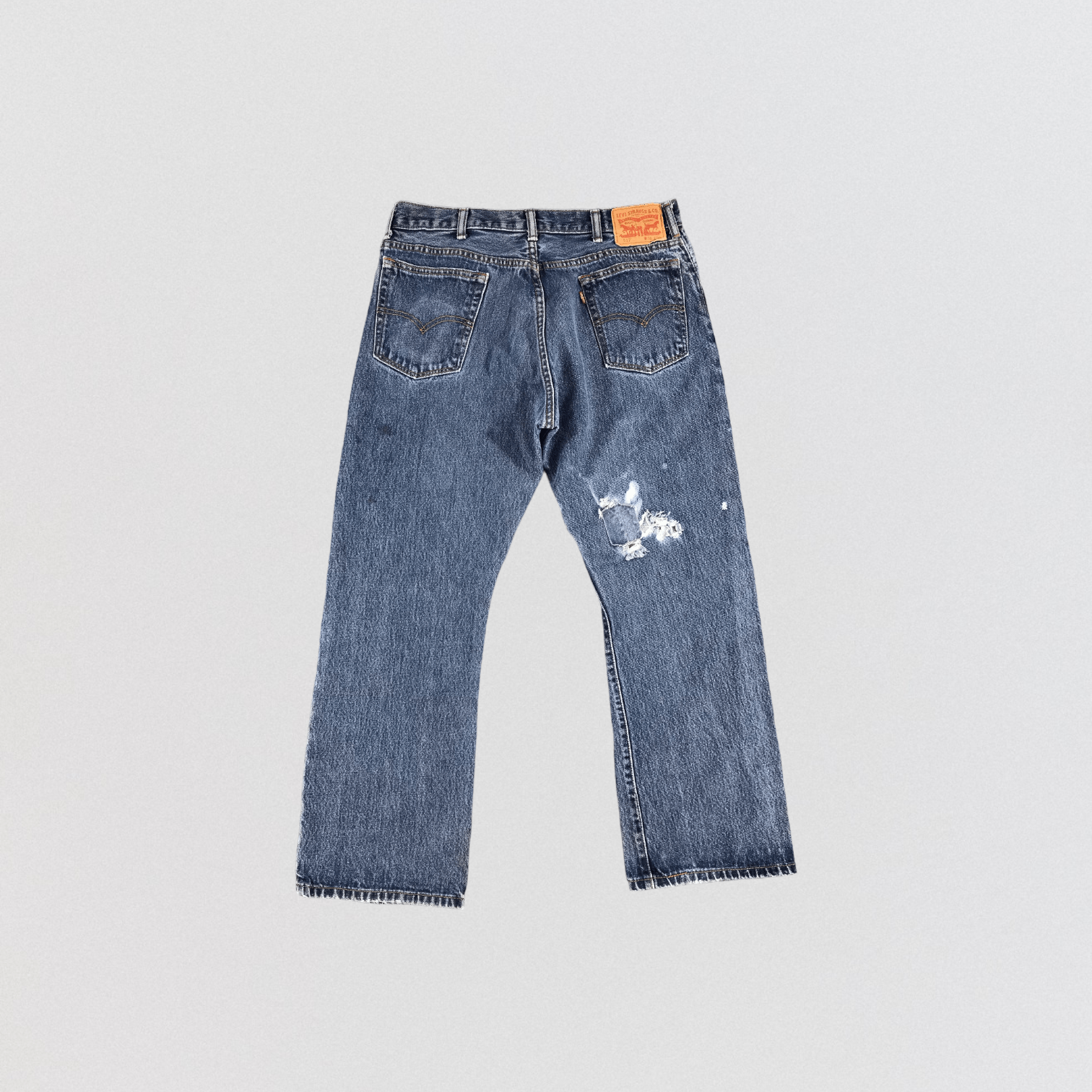 Levi's Vintage Levis 517 Flared Jeans-JM1112 Size US 35 - 2 Thumbnail