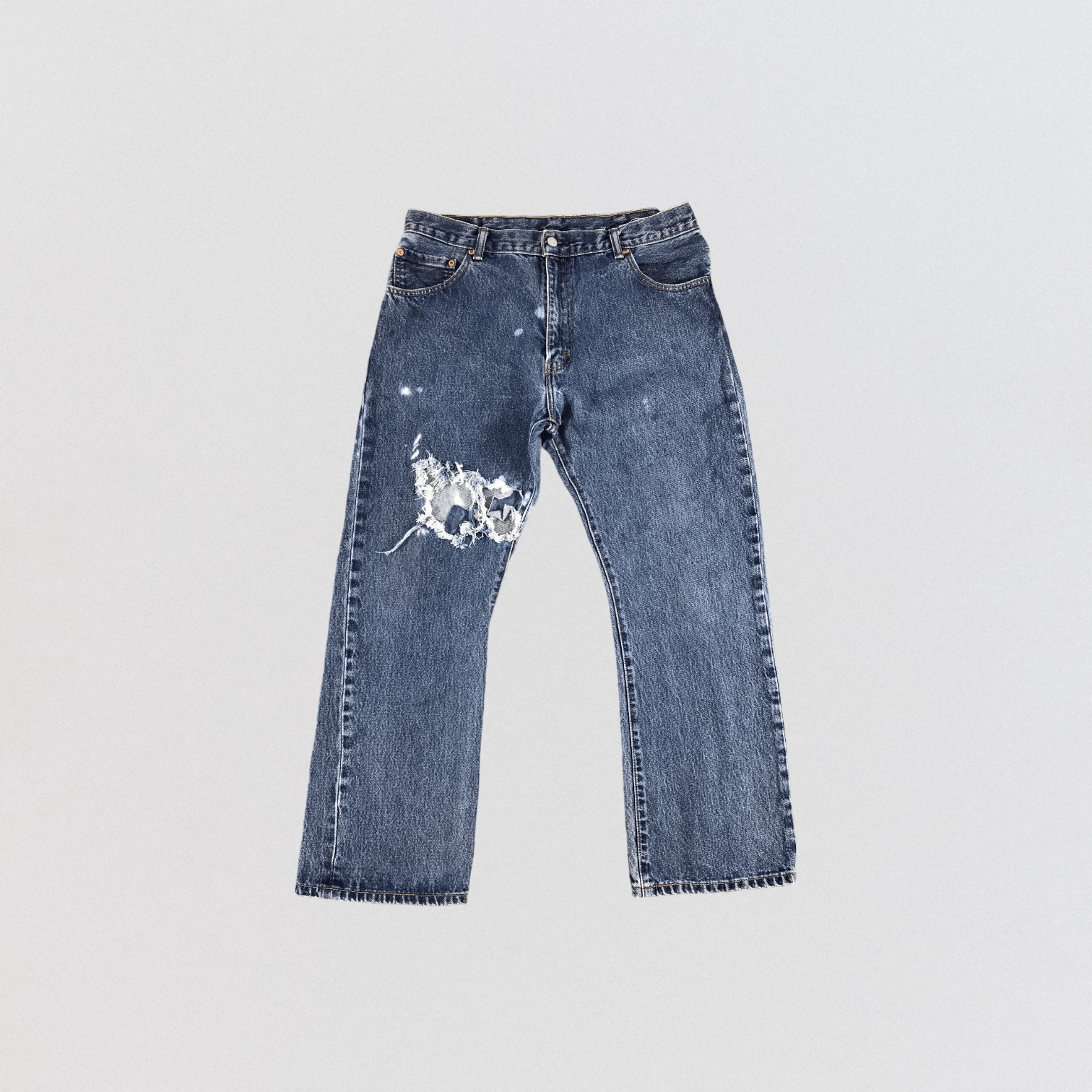 Levi's Vintage Levis 517 Flared Jeans-JM1112 Size US 35 - 1 Thumbnail