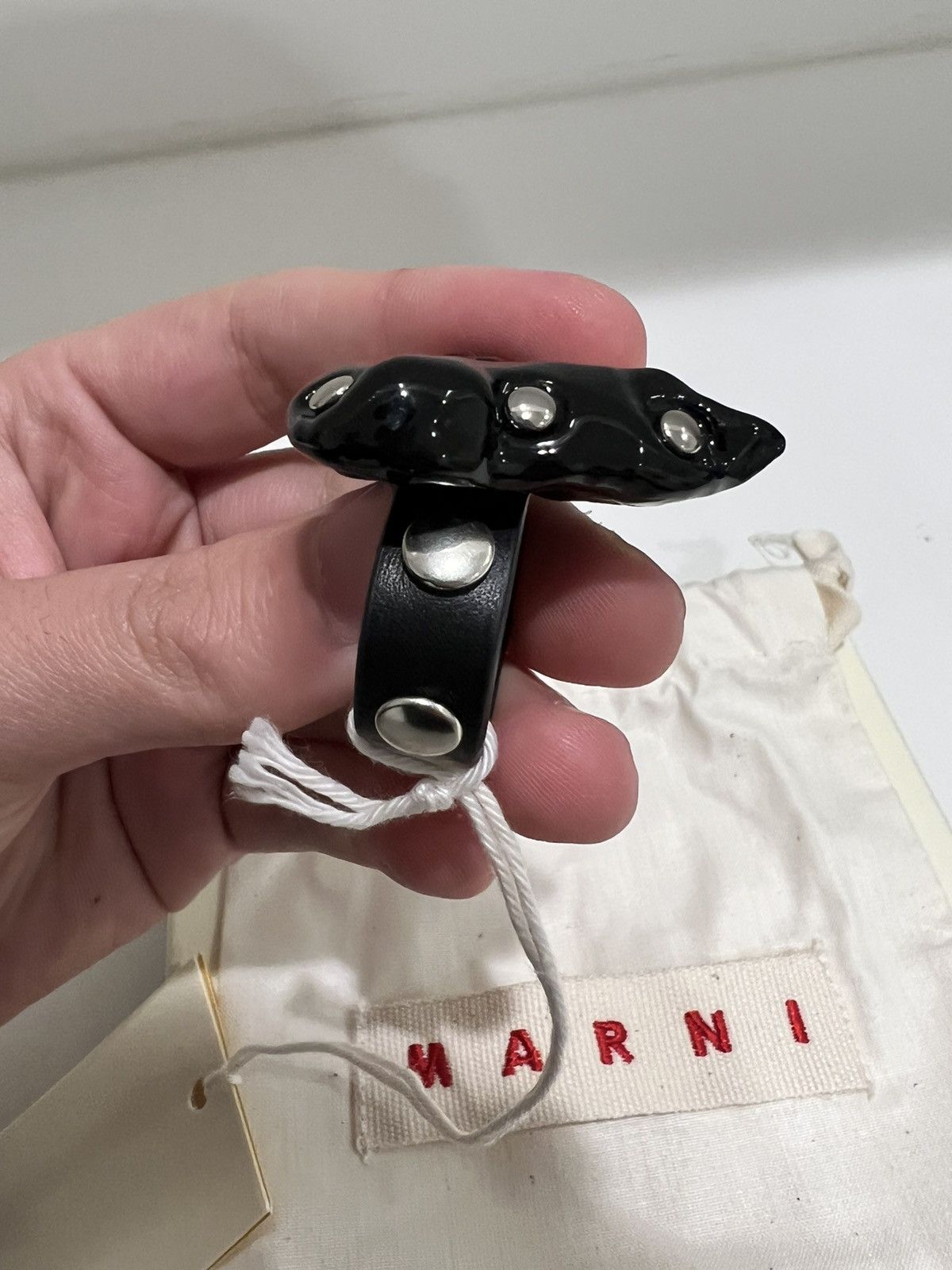Marni Marni Black Heart Ring Size ONE SIZE - 5 Thumbnail
