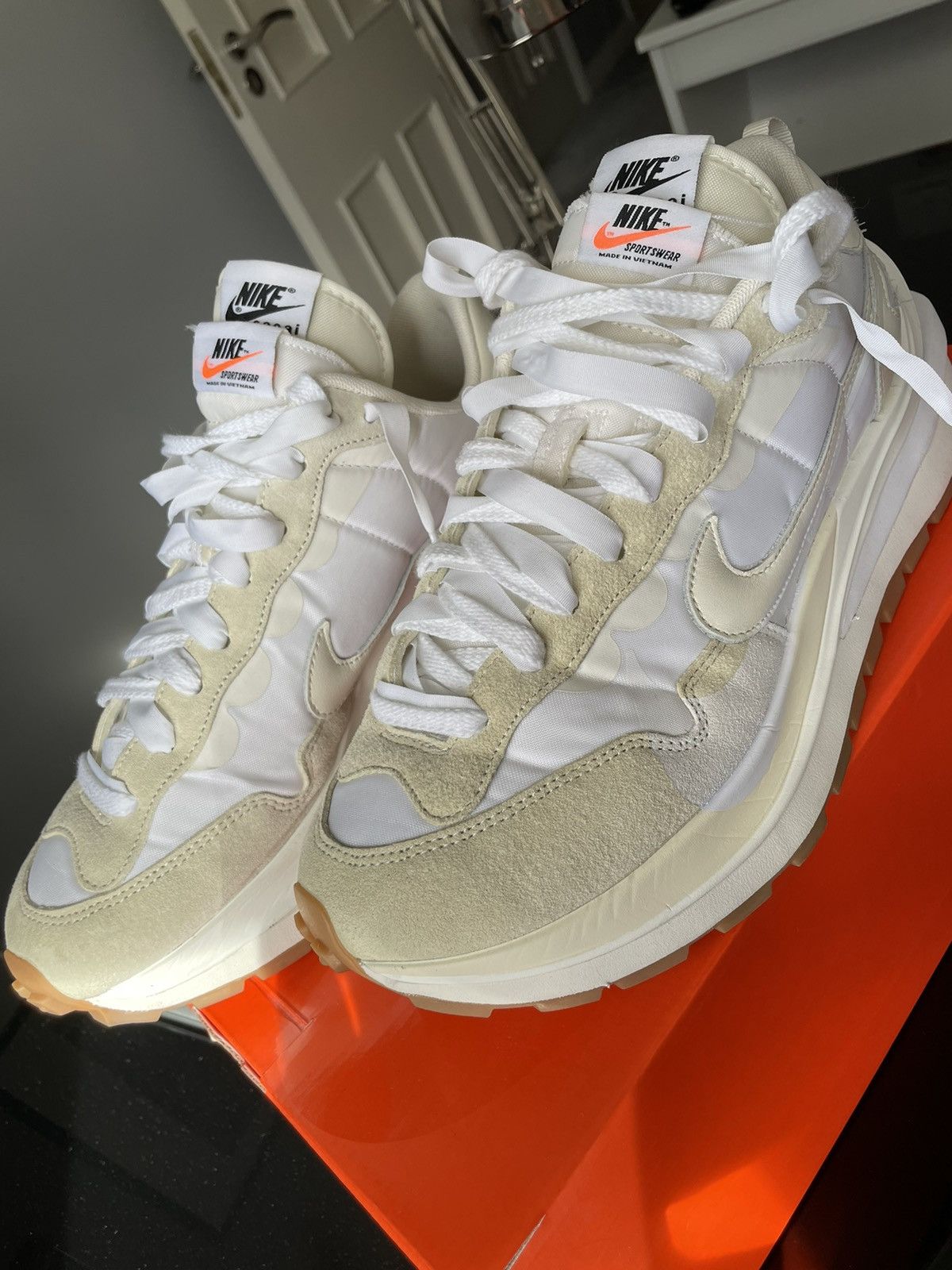 Nike Nike Sacai Vaporwaffle Sail White US10/UK9 Sneakers | Grailed