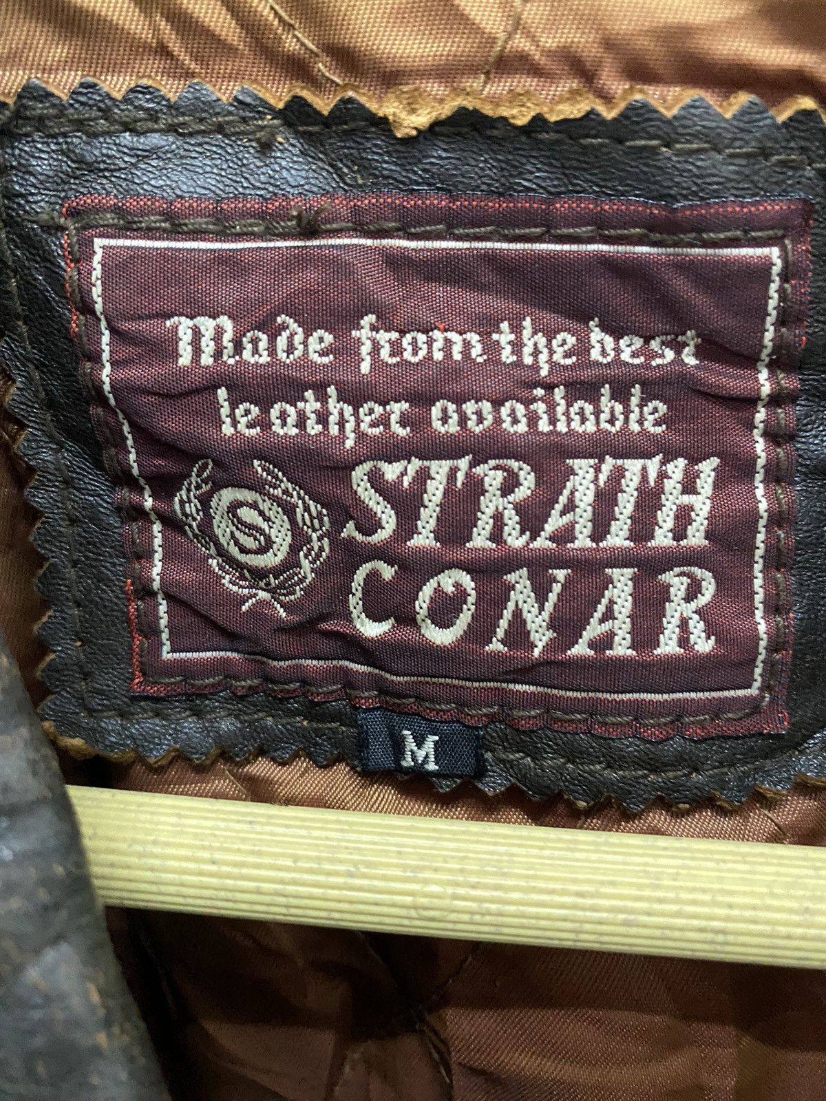 Vintage Vintage strath Conar Leather Jacket Size US M / EU 48-50 / 2 - 9 Thumbnail