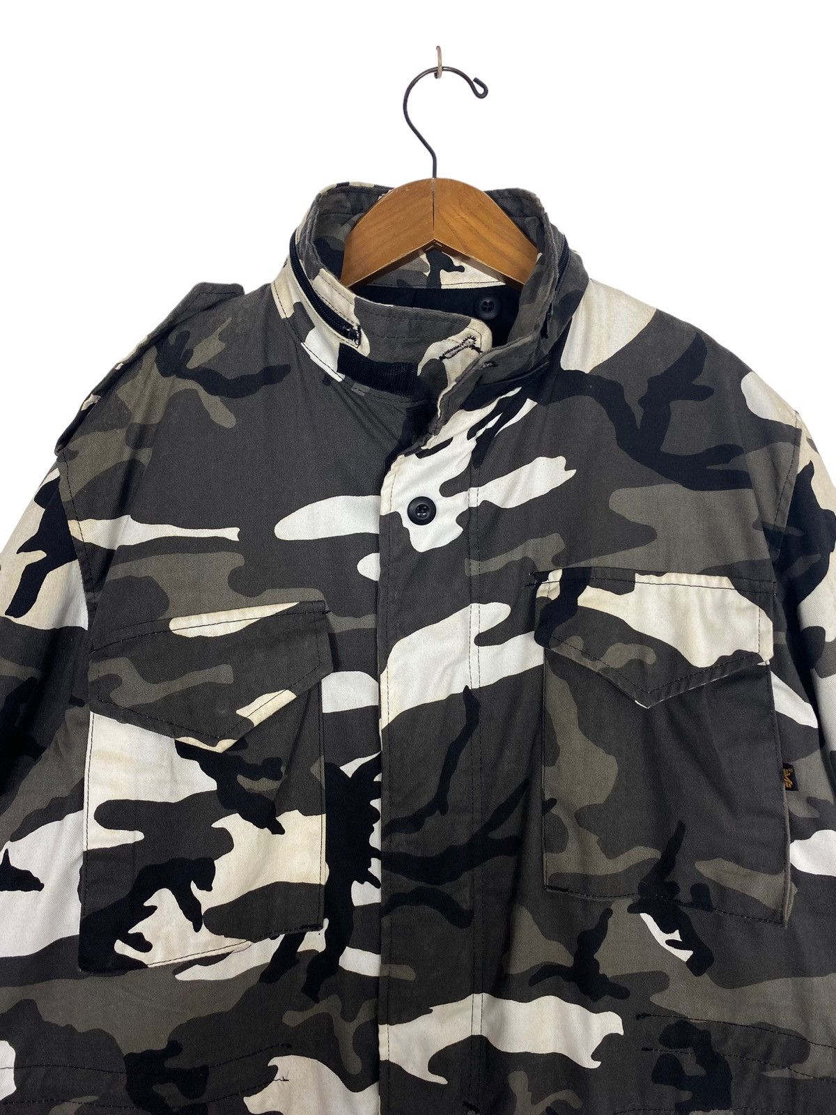 Alpha Industries ALPHA INDUSTRIES MILITARY ARMY M-65 CAMOUFLAGE Cold Weather Size US L / EU 52-54 / 3 - 3 Thumbnail