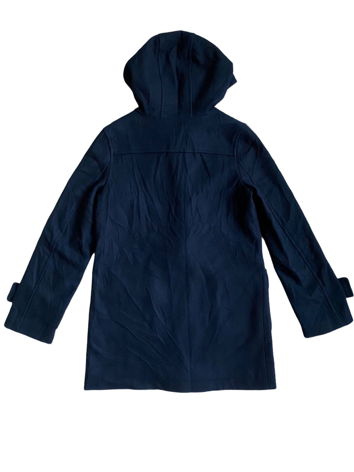 Japanese Brand Uniqlo Wool Hooded Duffle Coat Black Punk Gothic Style Size US S / EU 44-46 / 1 - 2 Thumbnail