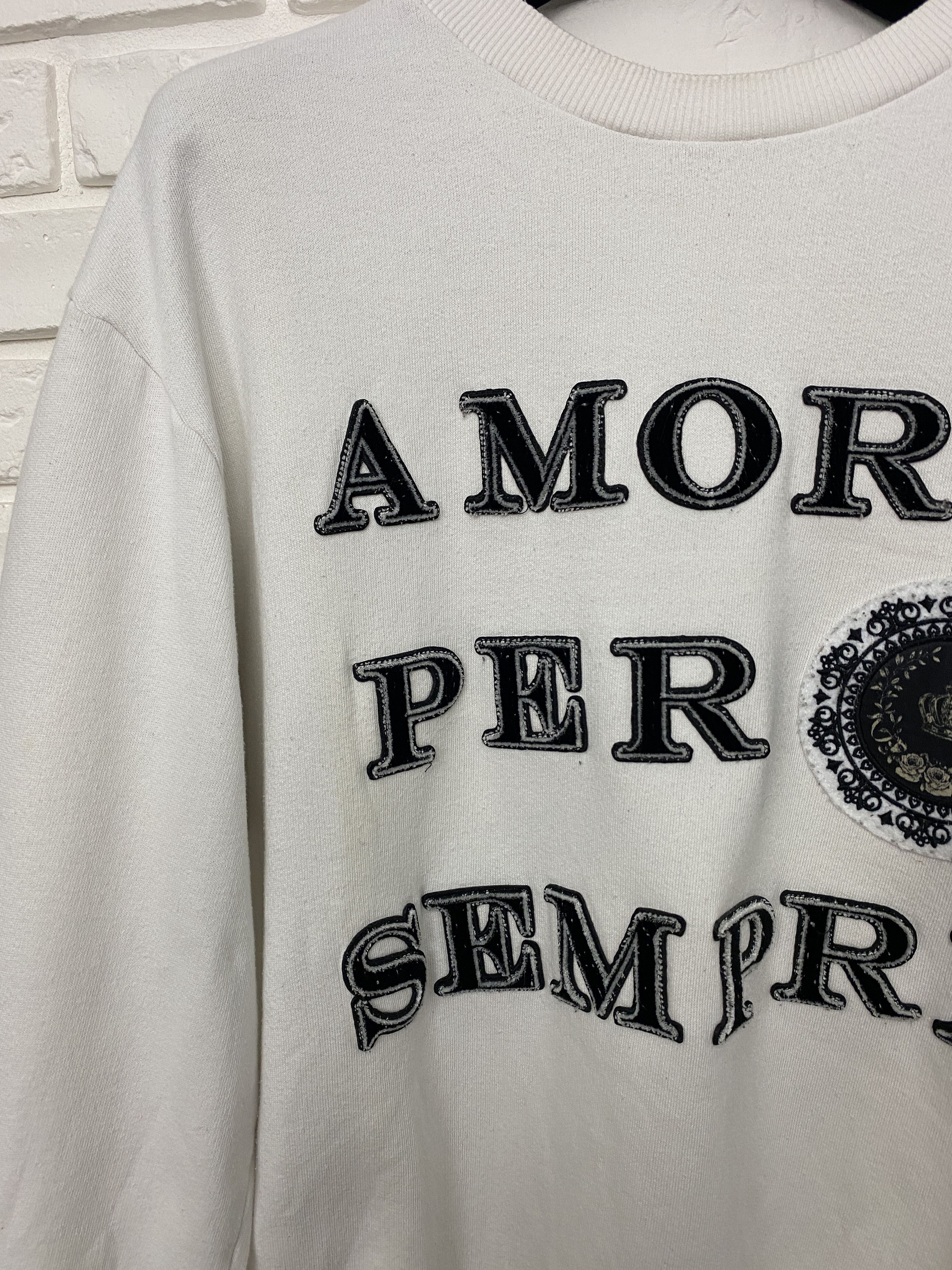 Dolce & Gabbana Dolce & Gabbana Amore Per Sempre Sweatshirt Big Logo Size 54 Size US L / EU 52-54 / 3 - 3 Thumbnail