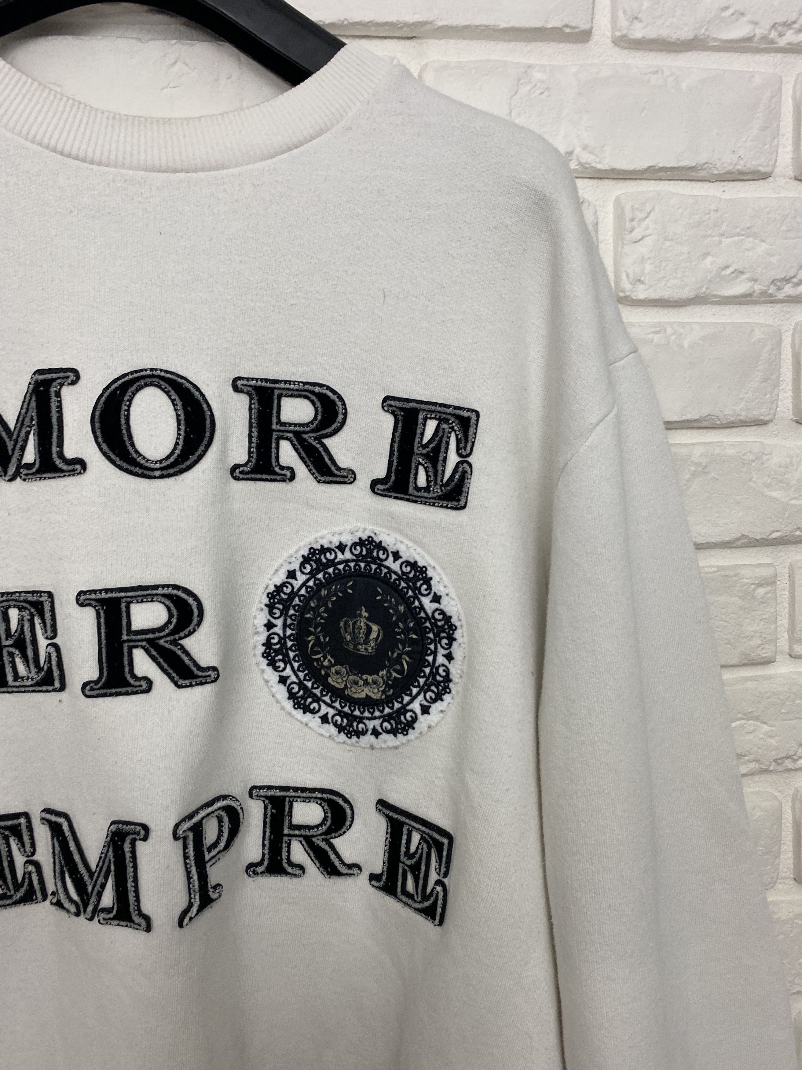 Dolce & Gabbana Dolce & Gabbana Amore Per Sempre Sweatshirt Big Logo Size 54 Size US L / EU 52-54 / 3 - 2 Thumbnail