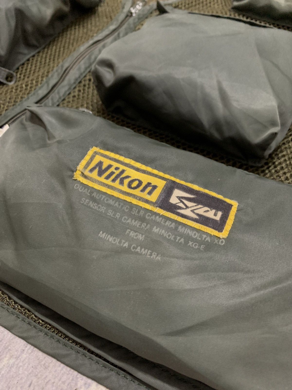 Nikon × Vintage Vintage Nikon Utility Mesh Vest Jacket Streetwear Size US S / EU 44-46 / 1 - 4 Thumbnail