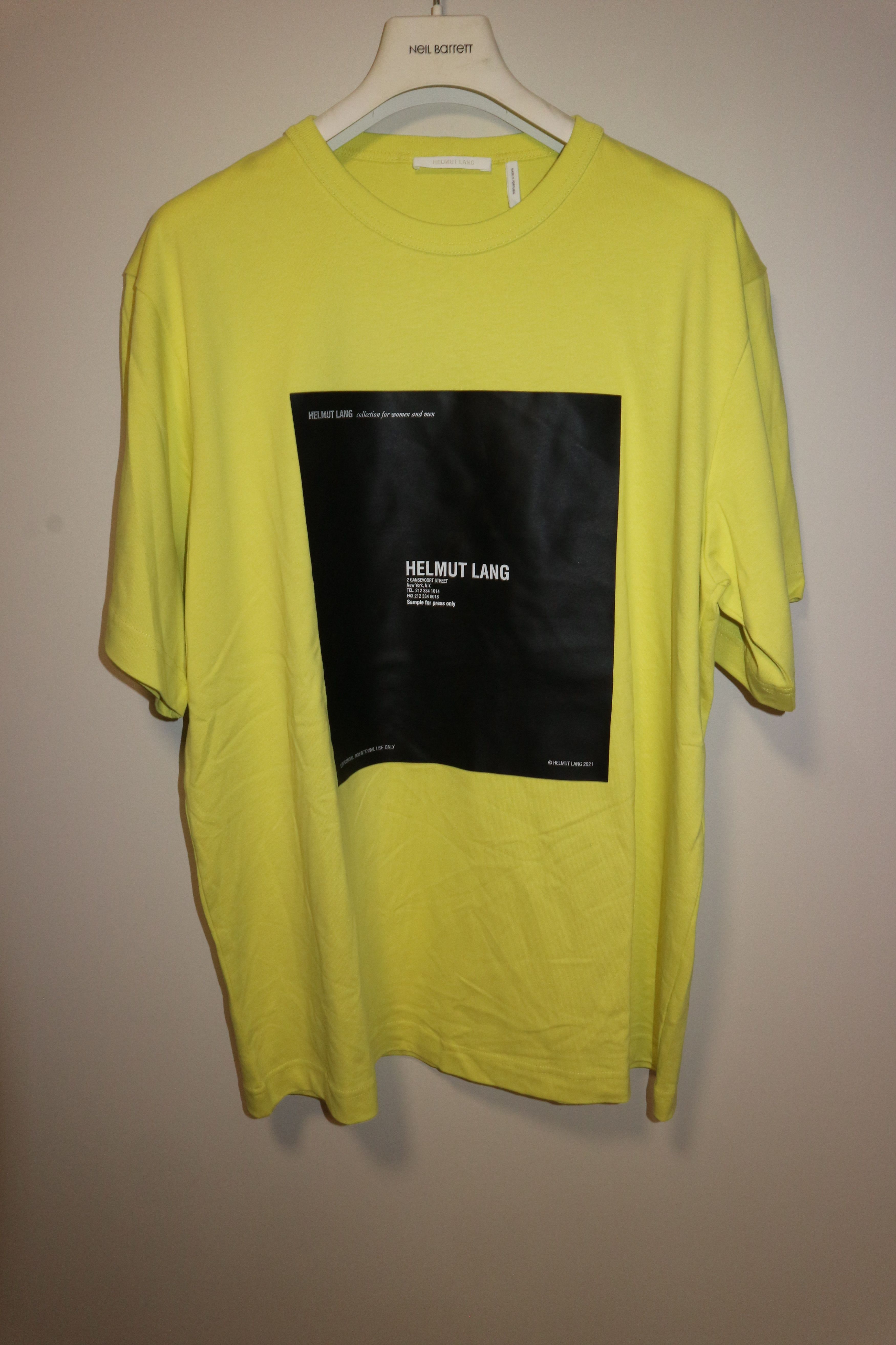 Helmut Lang Confidential t-shirt Size US M / EU 48-50 / 2 - 1 Thumbnail