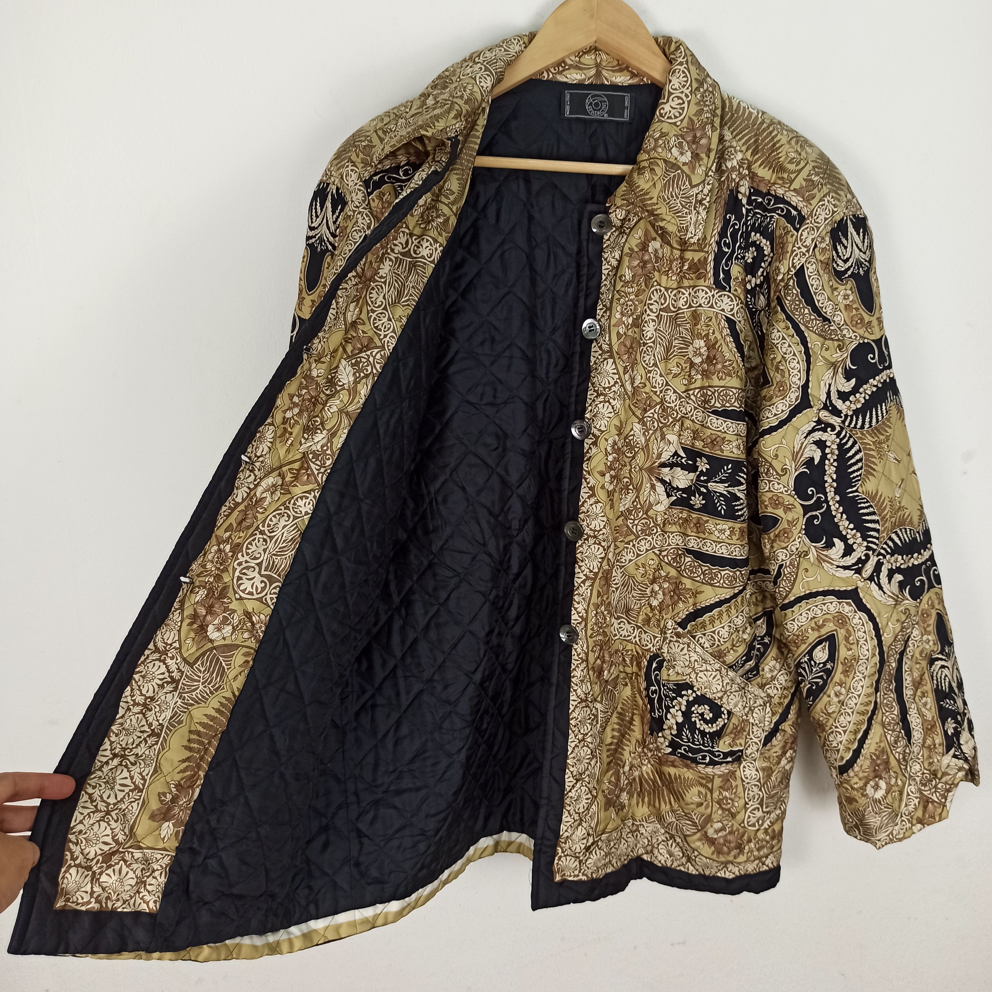 Traditional Weatherwear Vintage Beppe Spadacini Italy Paisley Designer Jacket Size US M / EU 48-50 / 2 - 9 Thumbnail