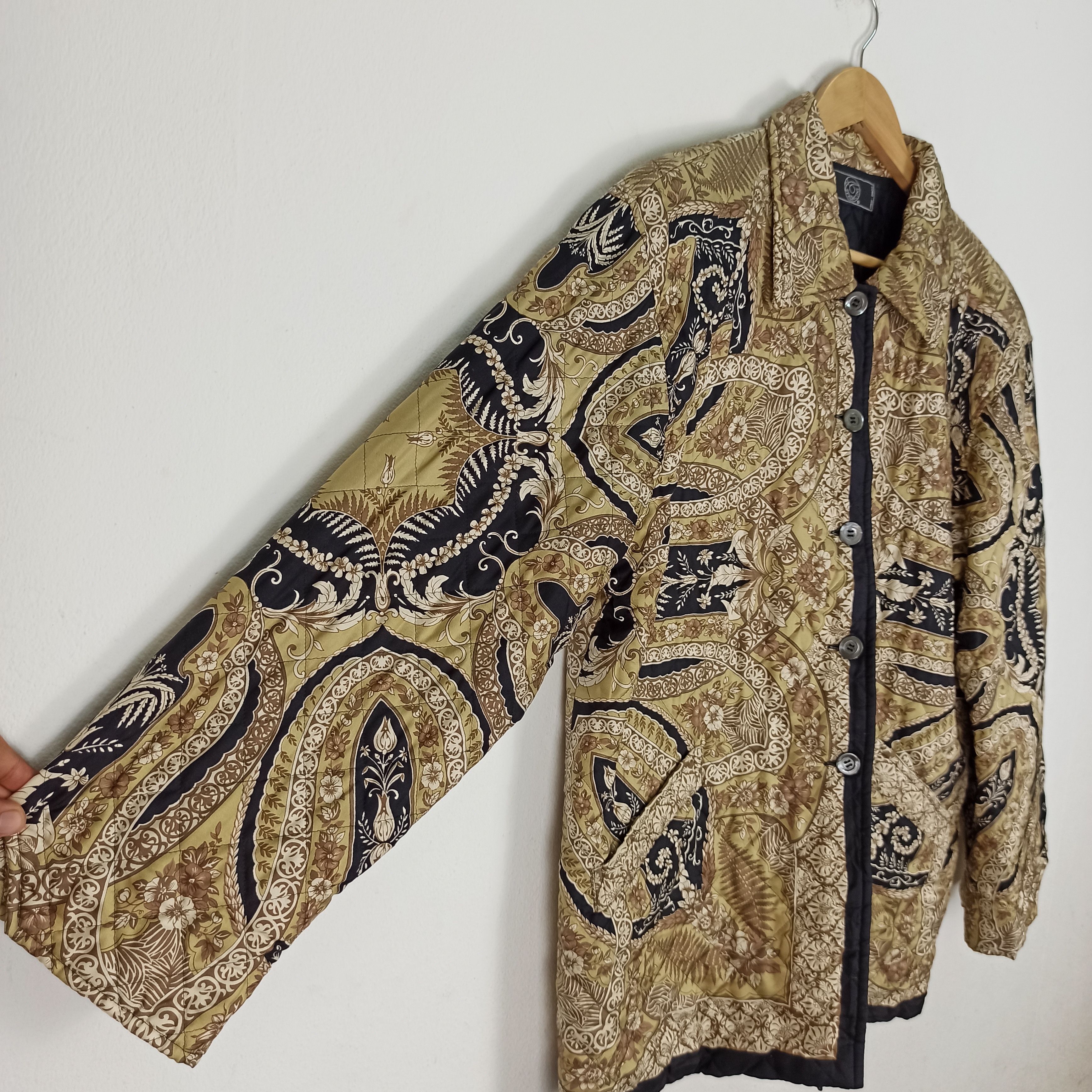 Traditional Weatherwear Vintage Beppe Spadacini Italy Paisley Designer Jacket Size US M / EU 48-50 / 2 - 3 Thumbnail