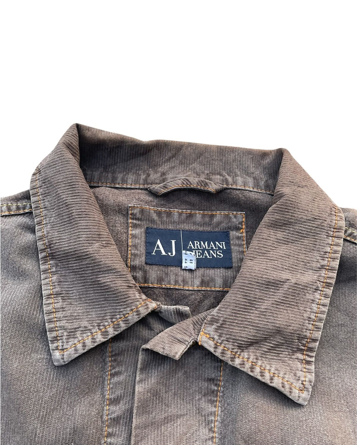 Armani Armani Jeans Coduroy Jacket Size US XL / EU 56 / 4 - 2 Thumbnail