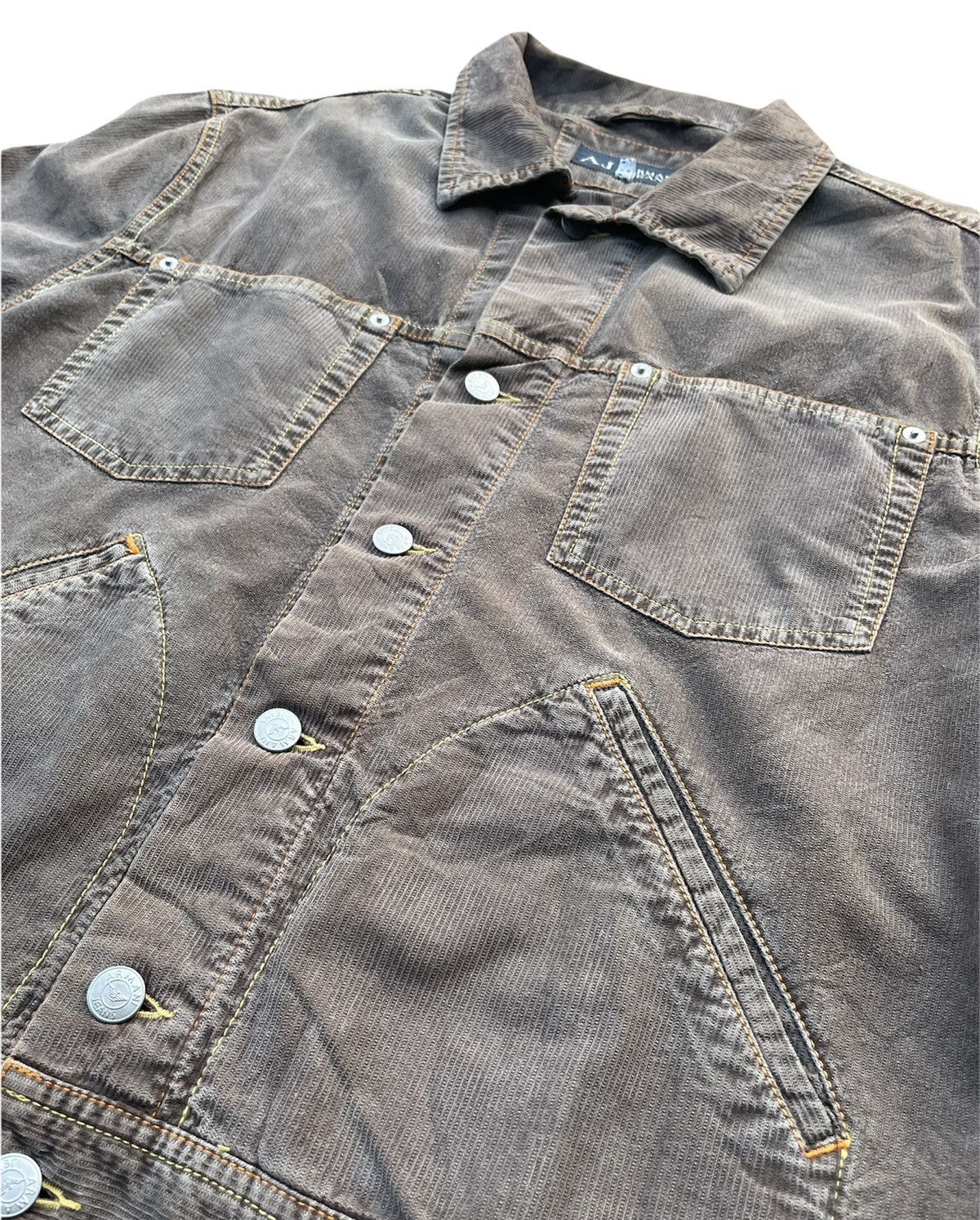 Armani Armani Jeans Coduroy Jacket Size US XL / EU 56 / 4 - 4 Thumbnail
