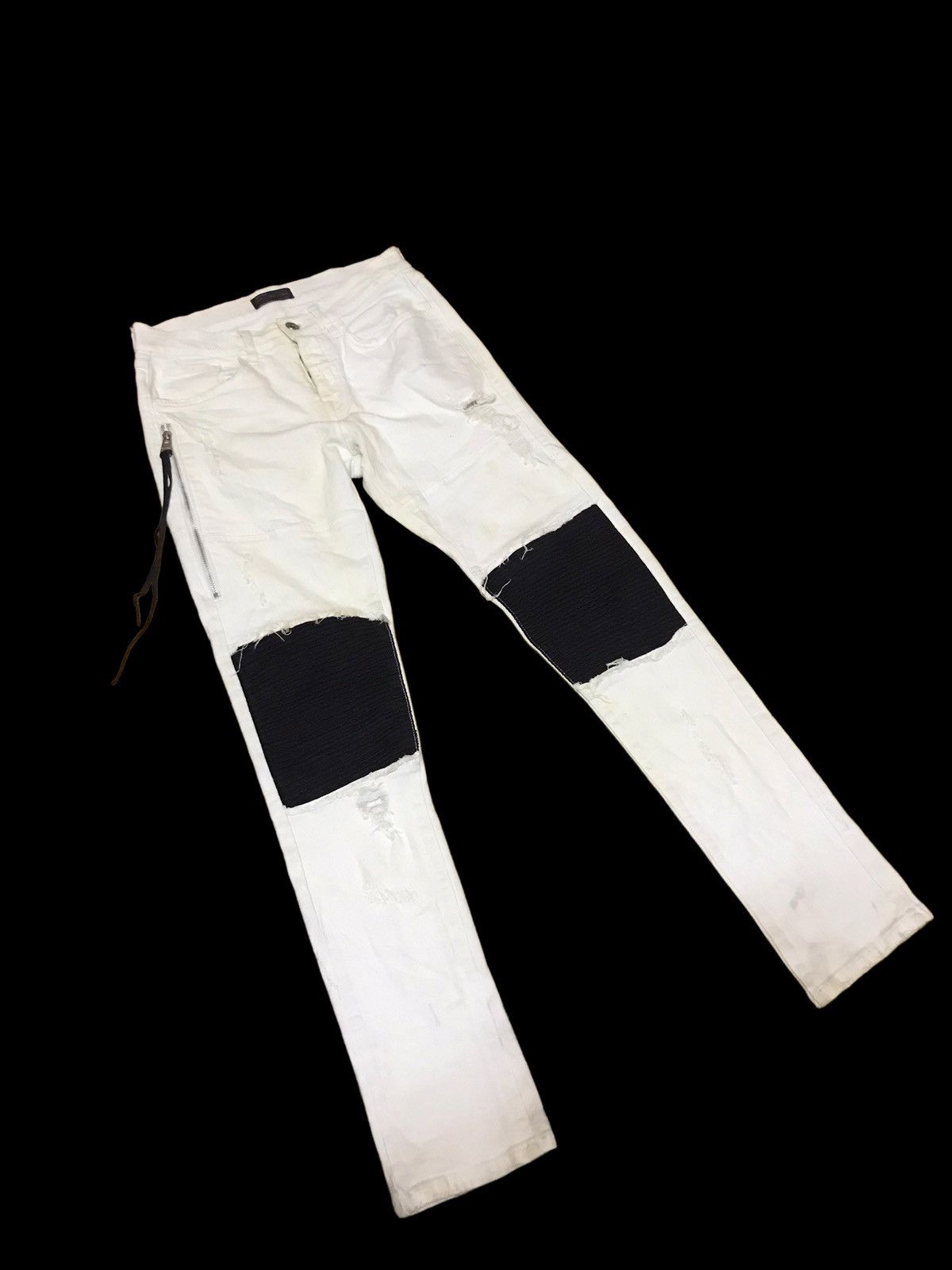 Japanese Brand × Zara ‼️ZARA DENIM DISTRESSED KNEE PATCH‼️ Size US 29 - 2 Thumbnail