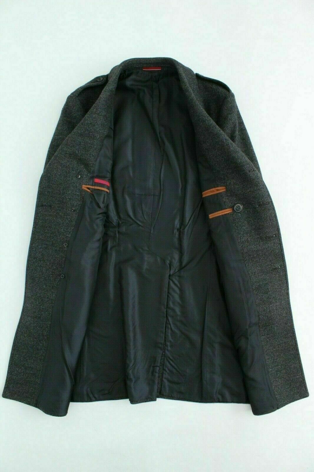 Pal Zileri Pal Zileri Concept Wool Double Breasted Coat Made In Italy Size US M / EU 48-50 / 2 - 11 Thumbnail