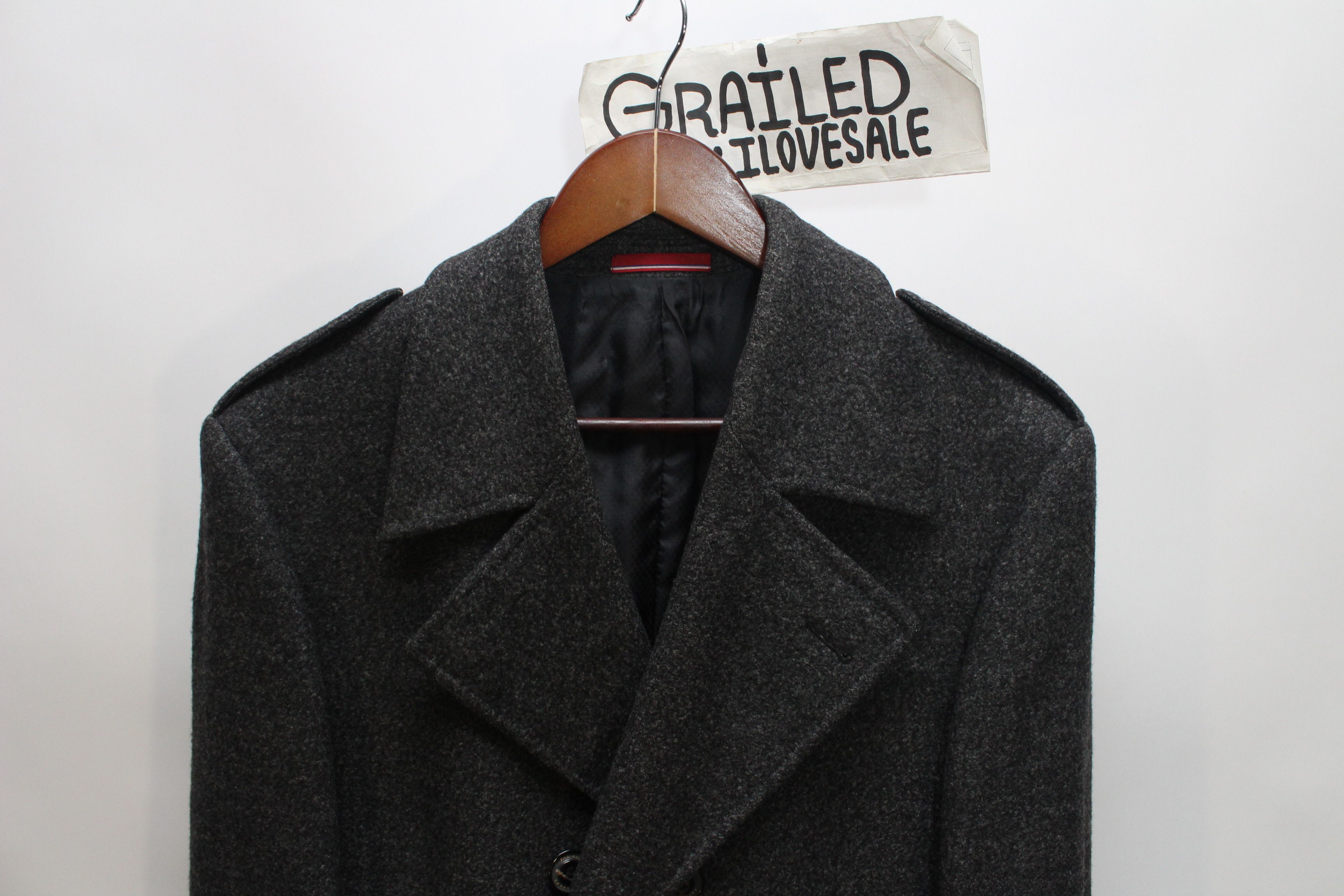 Pal Zileri Pal Zileri Concept Wool Double Breasted Coat Made In Italy Size US M / EU 48-50 / 2 - 2 Thumbnail