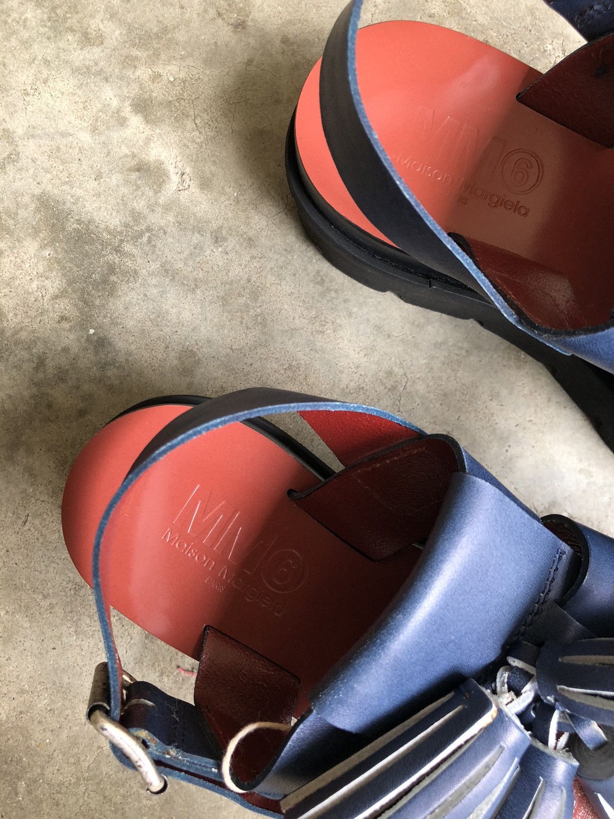Maison Margiela Maison Martin magiela wedges mules blue Size US 5 / IT 35 - 3 Thumbnail