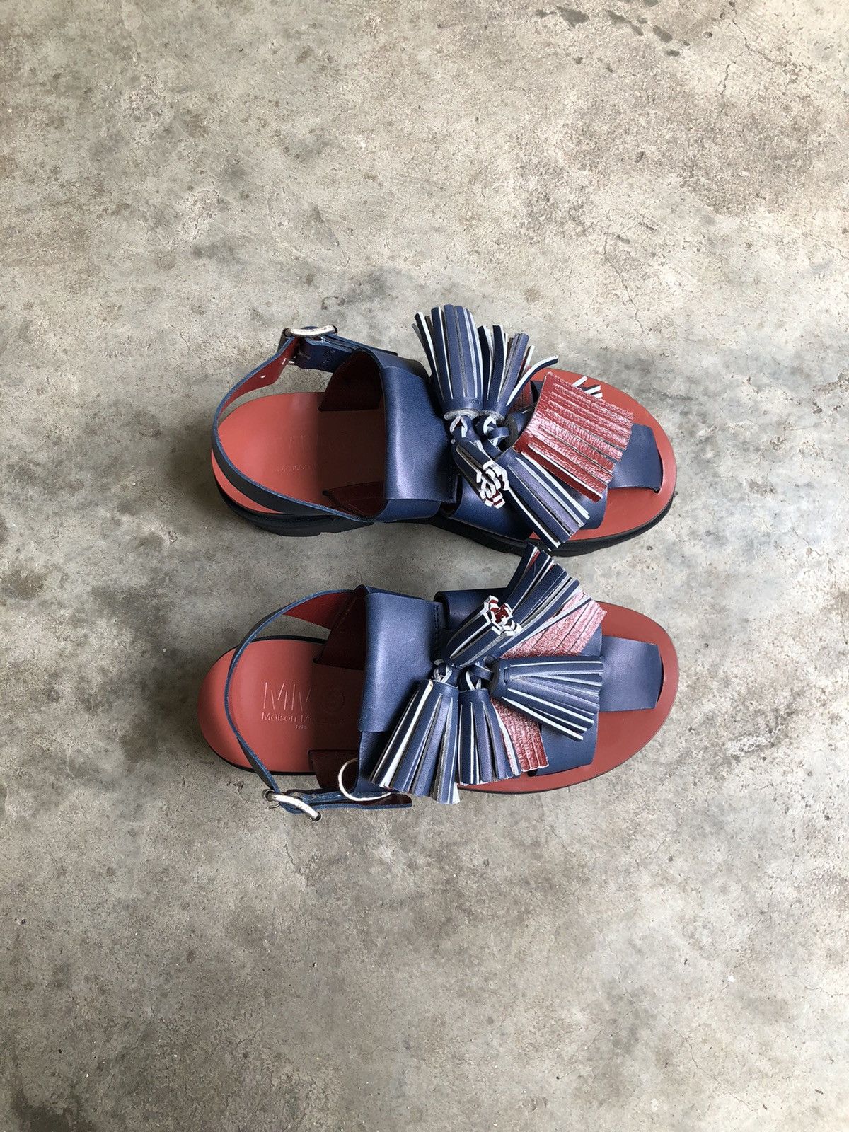 Maison Margiela Maison Martin magiela wedges mules blue Size US 5 / IT 35 - 2 Thumbnail