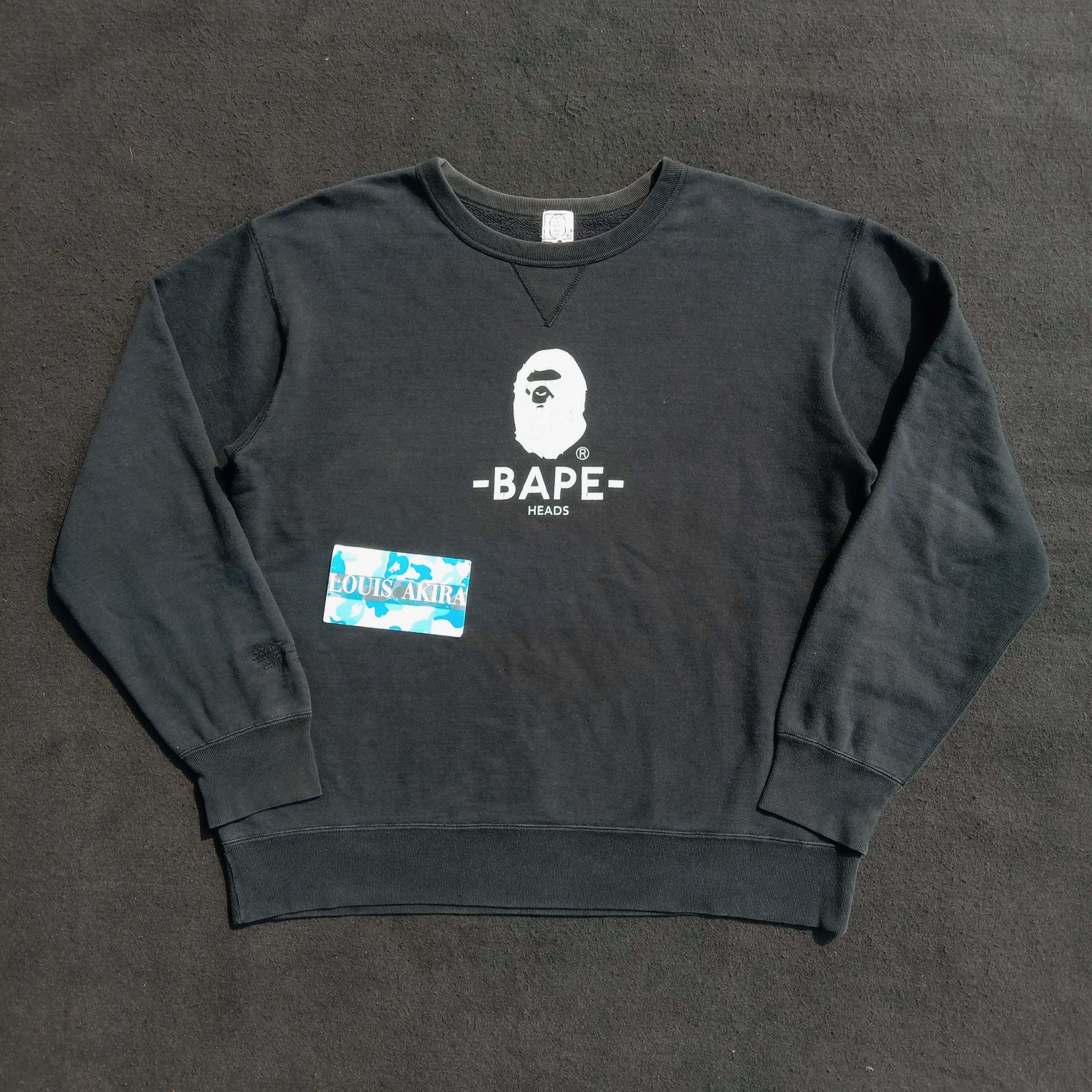 Bape 2006 Bape Heads Crewneck Size US L / EU 52-54 / 3 - 1 Thumbnail