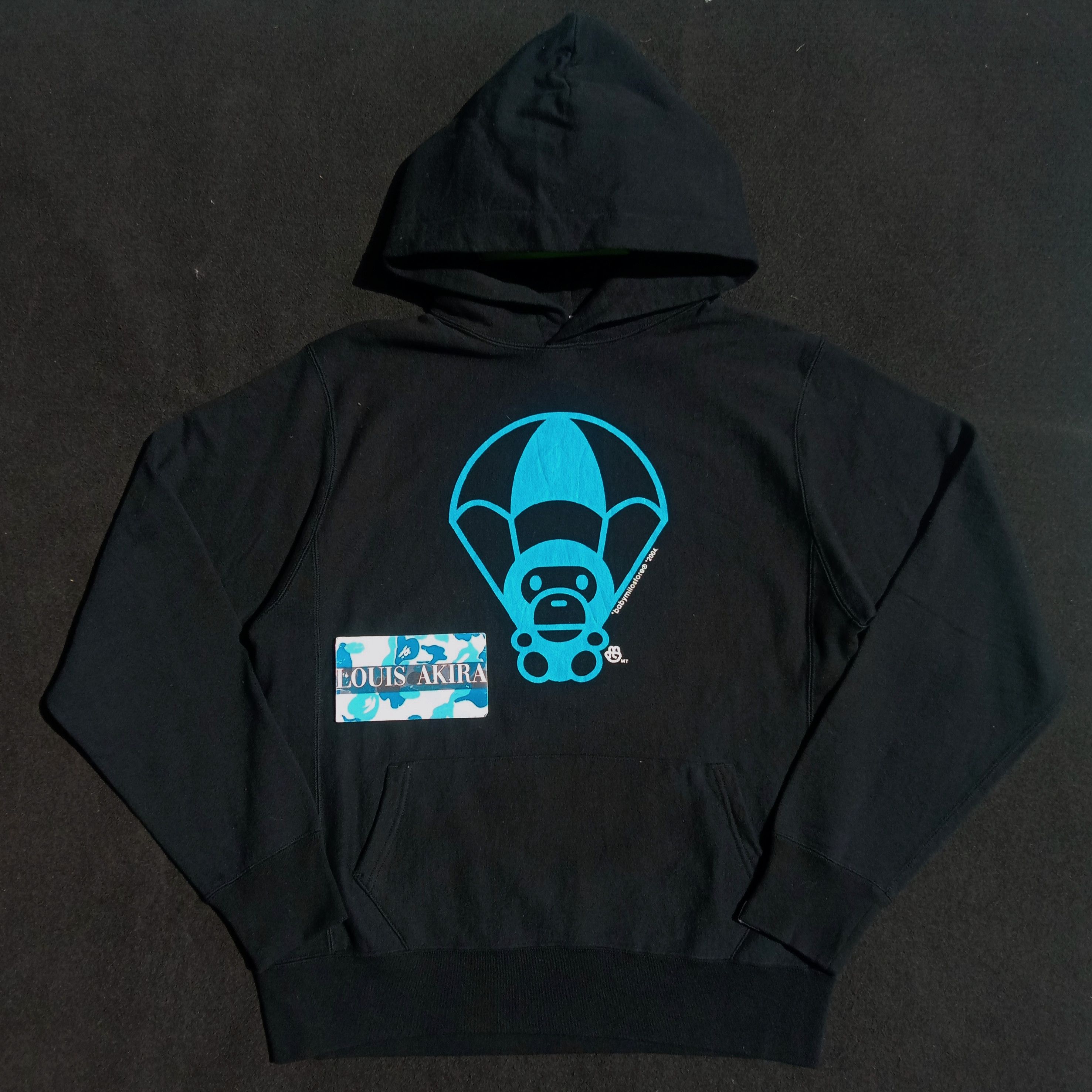 Bape 2004 Baby Milo Parachute Pullover Hoodie Size US S / EU 44-46 / 1 - 1 Thumbnail