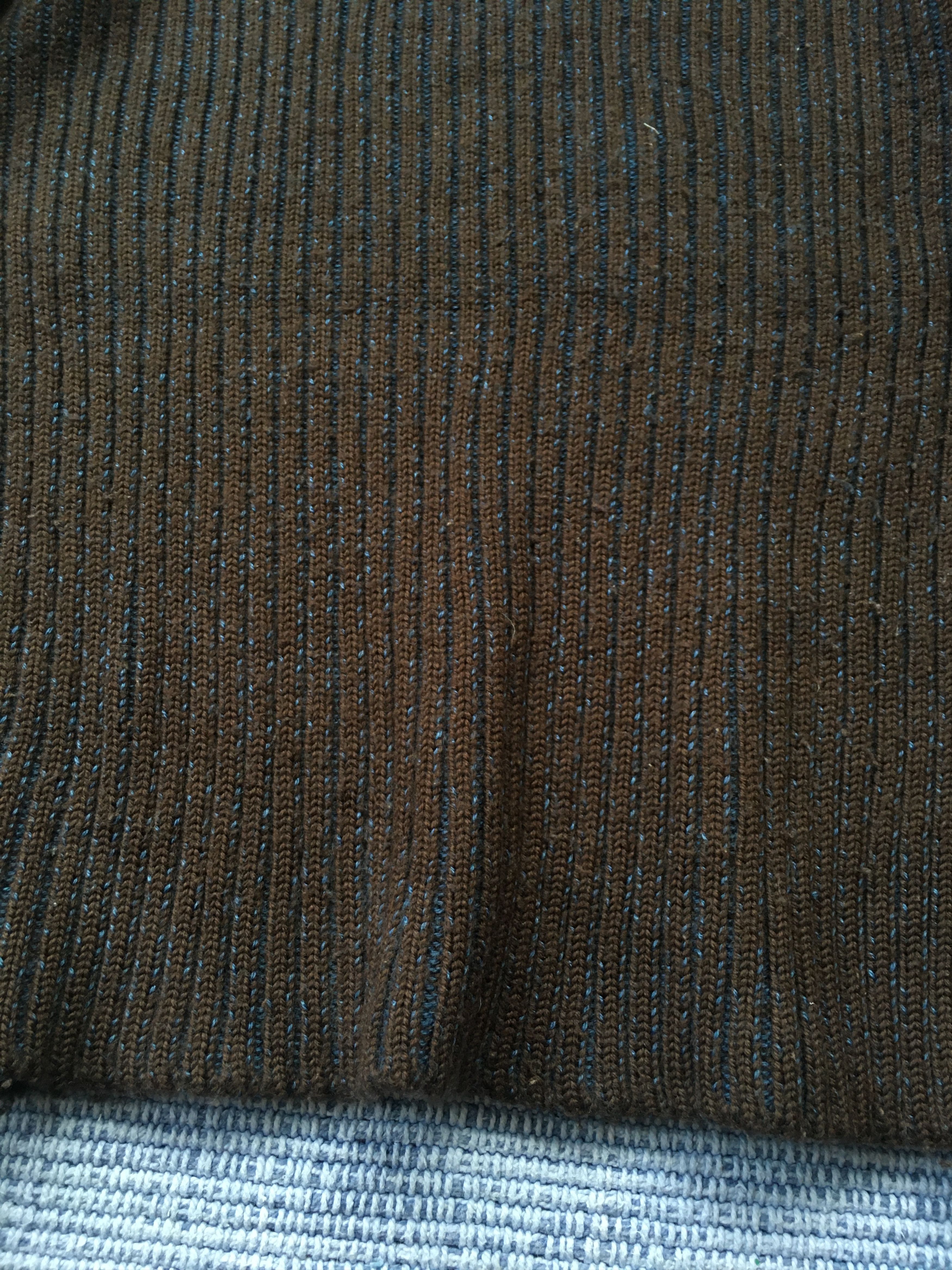 DAVID NAMAN brown/blue turtleneck Size US L / EU 52-54 / 3 - 2 Thumbnail