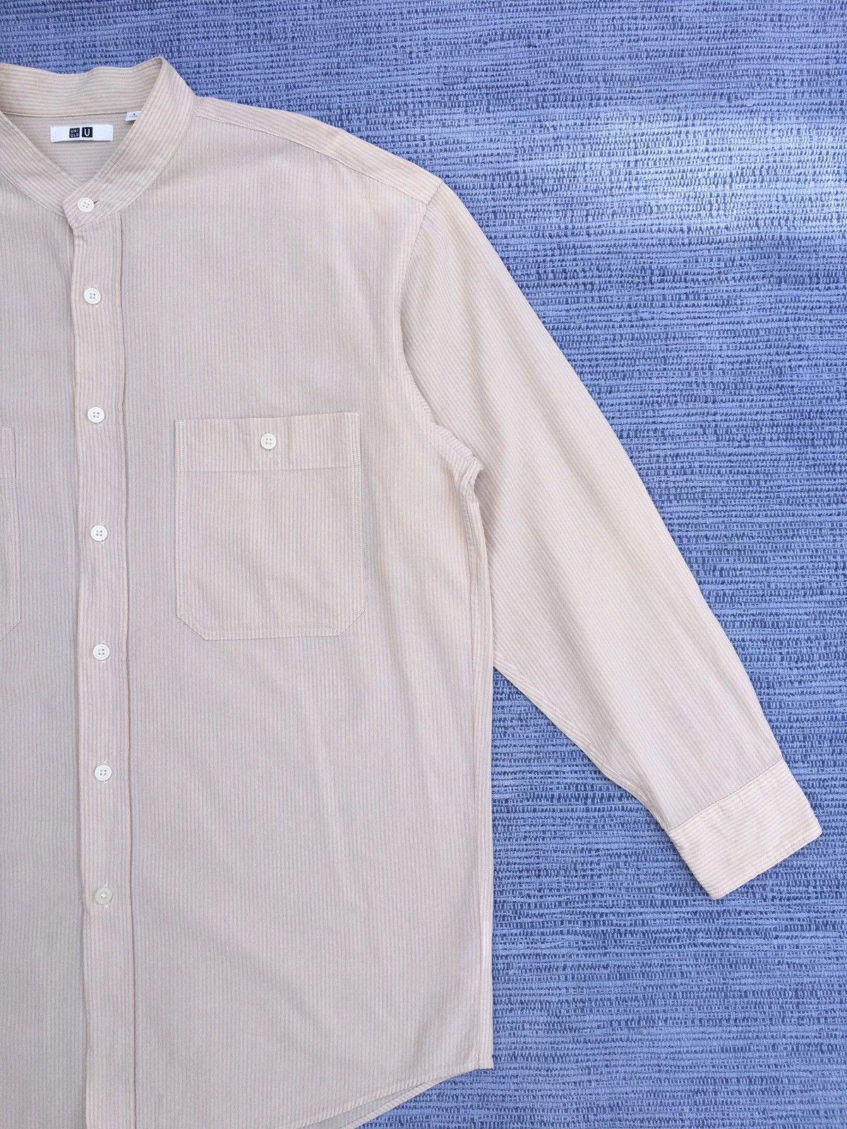 Christophe Lemaire double pocket mandrin collar shirt by lemaire Size US L / EU 52-54 / 3 - 3 Thumbnail