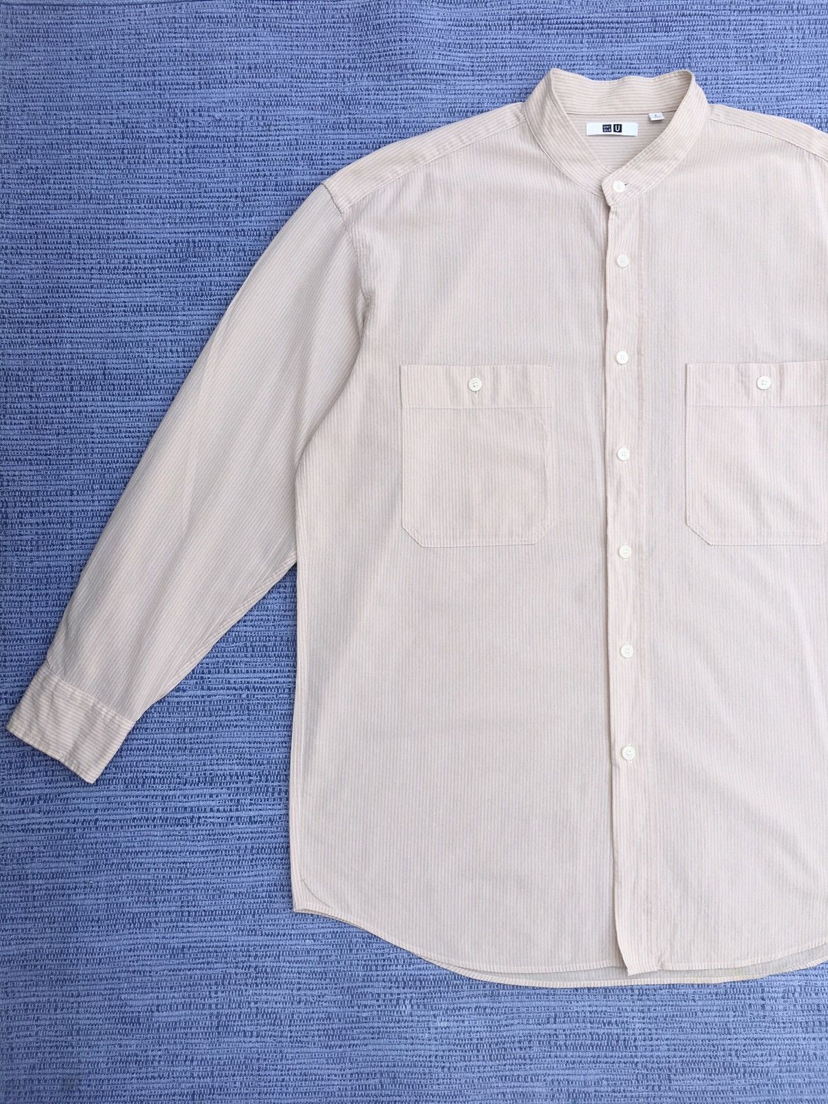 Christophe Lemaire double pocket mandrin collar shirt by lemaire Size US L / EU 52-54 / 3 - 4 Thumbnail