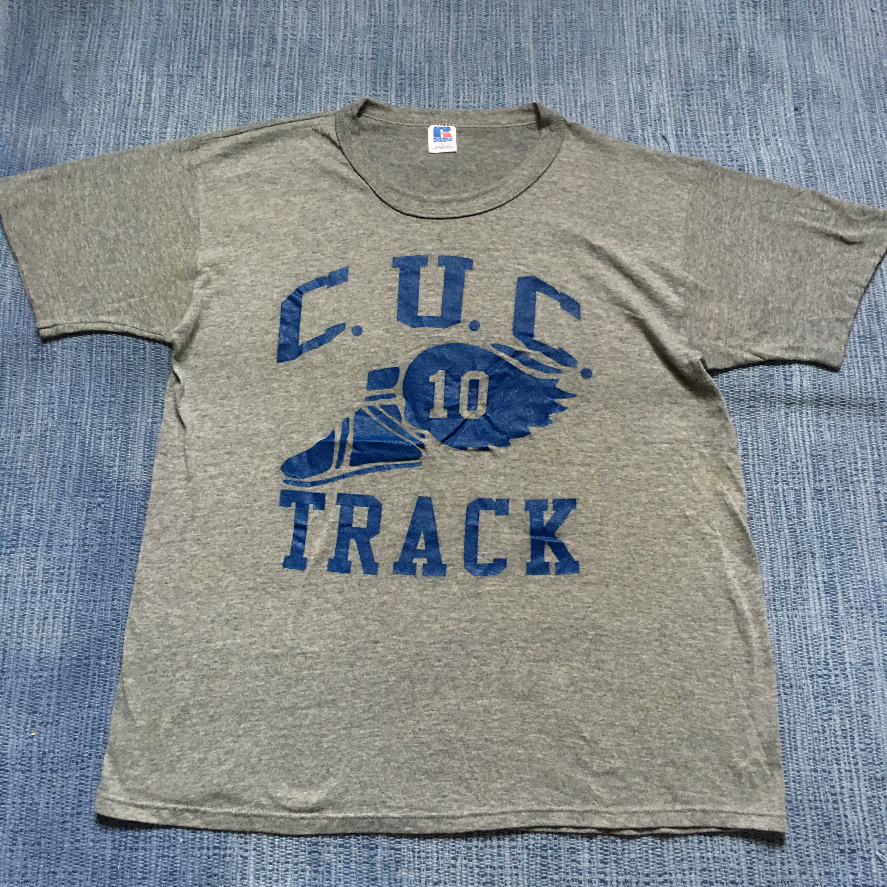 Vintage 80s russel athletic c.u.c track