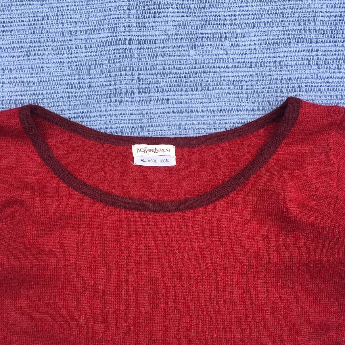 Vintage 80s ysl wool jumper Size US S / EU 44-46 / 1 - 2 Thumbnail