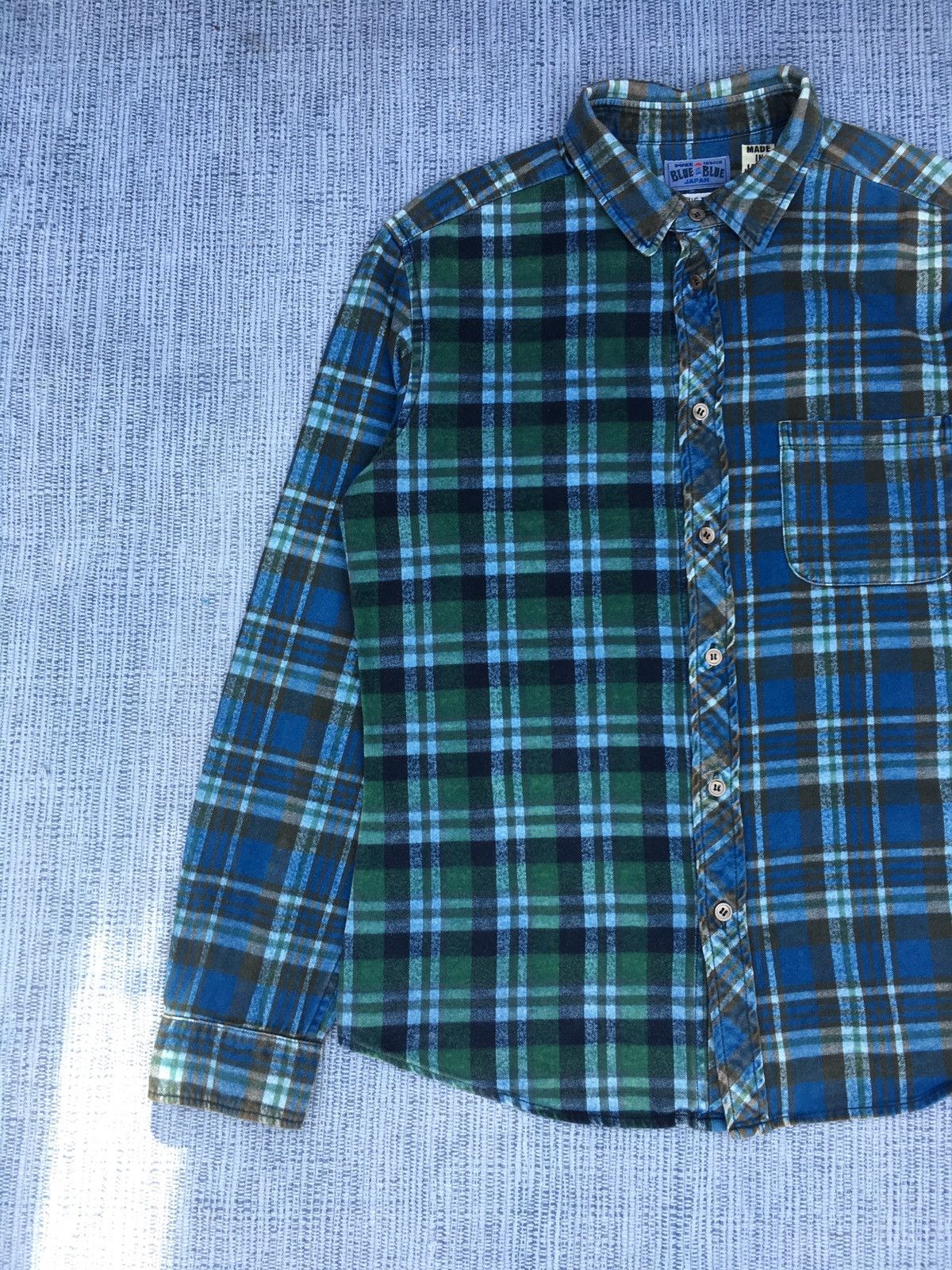 Blue Blue Japan × Indigo × Japanese Brand blue flannel Size US XL / EU 56 / 4 - 5 Thumbnail