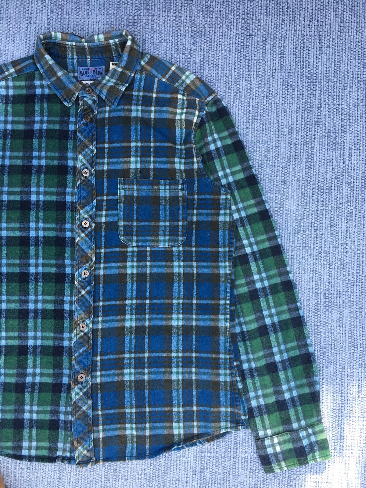 Blue Blue Japan × Indigo × Japanese Brand blue flannel Size US XL / EU 56 / 4 - 4 Thumbnail
