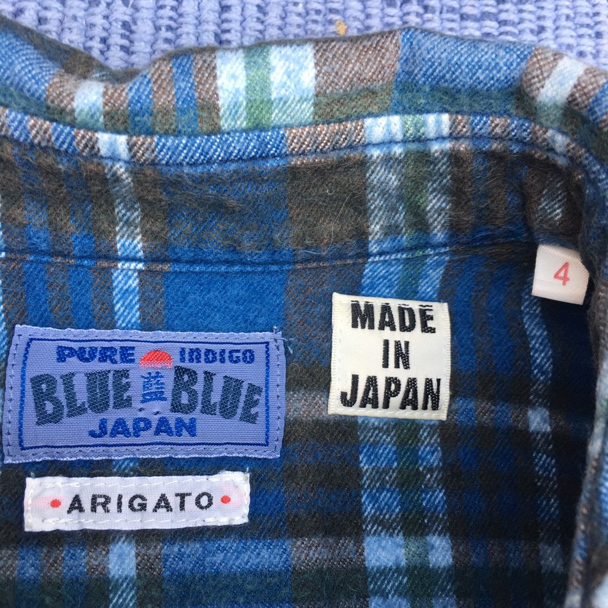 Blue Blue Japan × Indigo × Japanese Brand blue flannel Size US XL / EU 56 / 4 - 3 Thumbnail