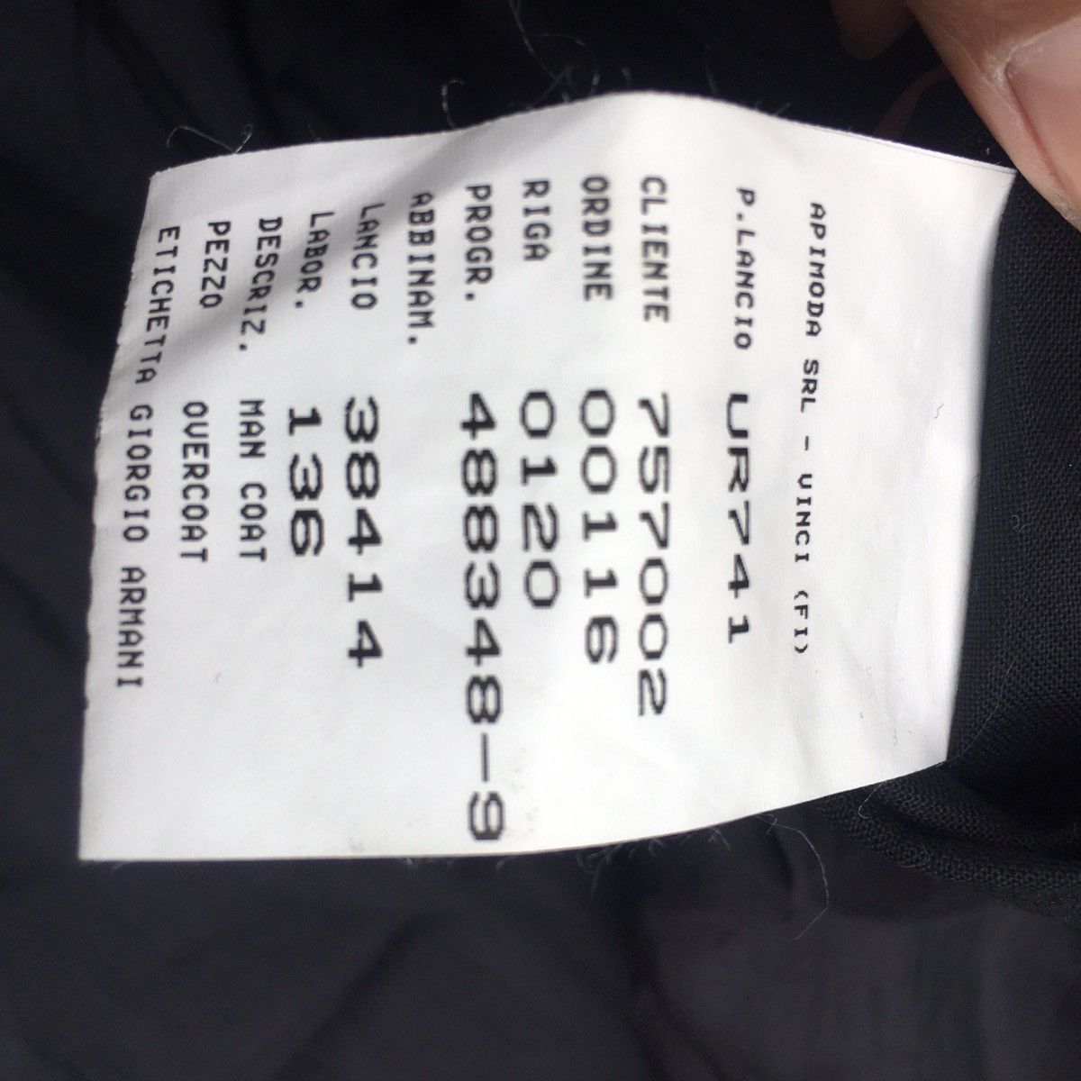 Giorgio Armani black overcoat Size US L / EU 52-54 / 3 - 13 Thumbnail