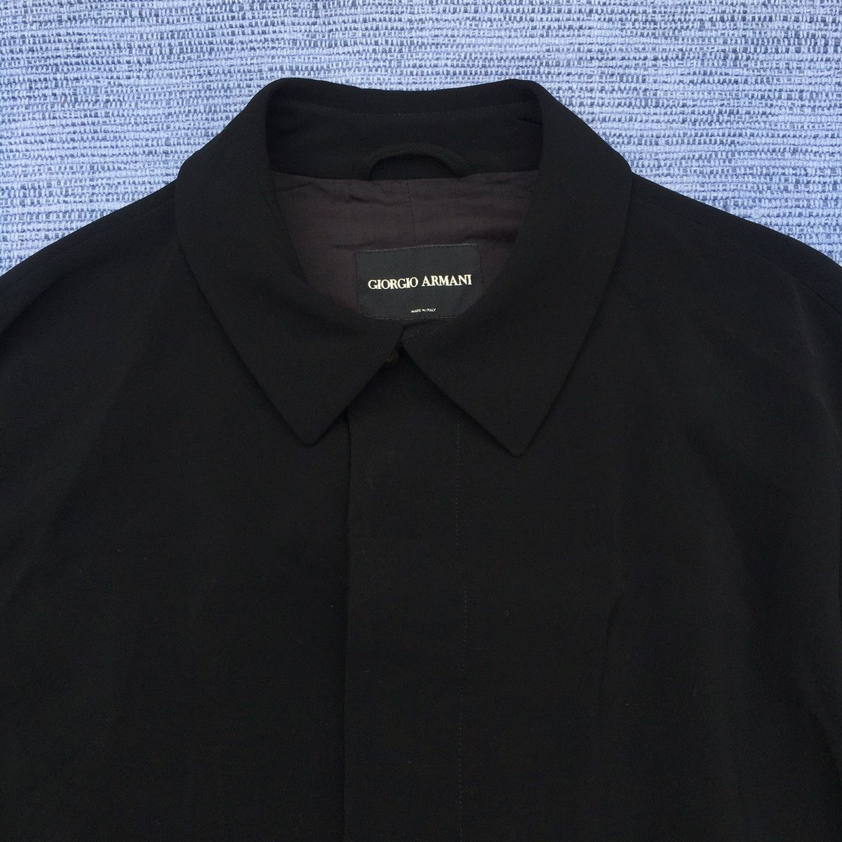 Giorgio Armani black overcoat Size US L / EU 52-54 / 3 - 7 Thumbnail