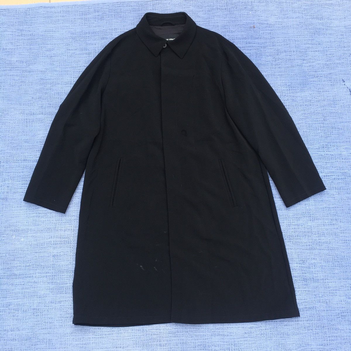 Giorgio Armani black overcoat Size US L / EU 52-54 / 3 - 5 Thumbnail