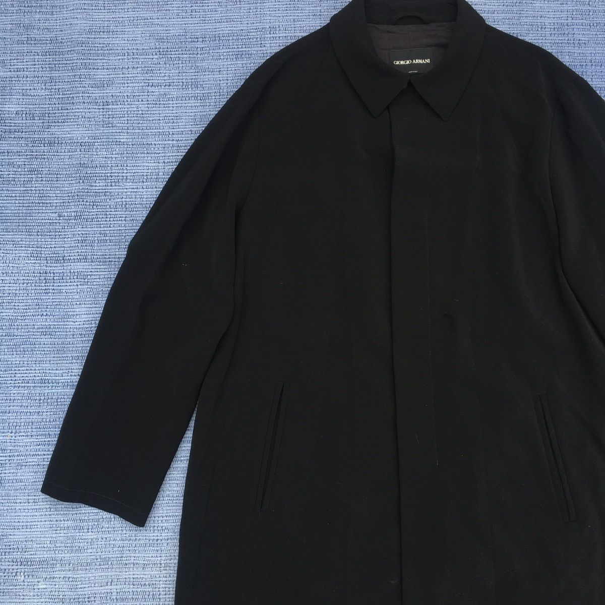 Giorgio Armani black overcoat Size US L / EU 52-54 / 3 - 9 Thumbnail